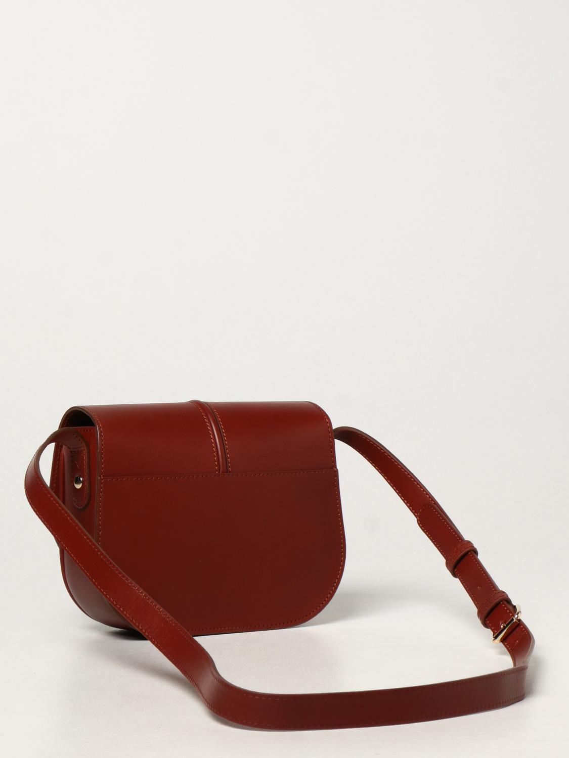 A.P.C. crossbody bags for woman Brown A.p.c. crossbody bags
