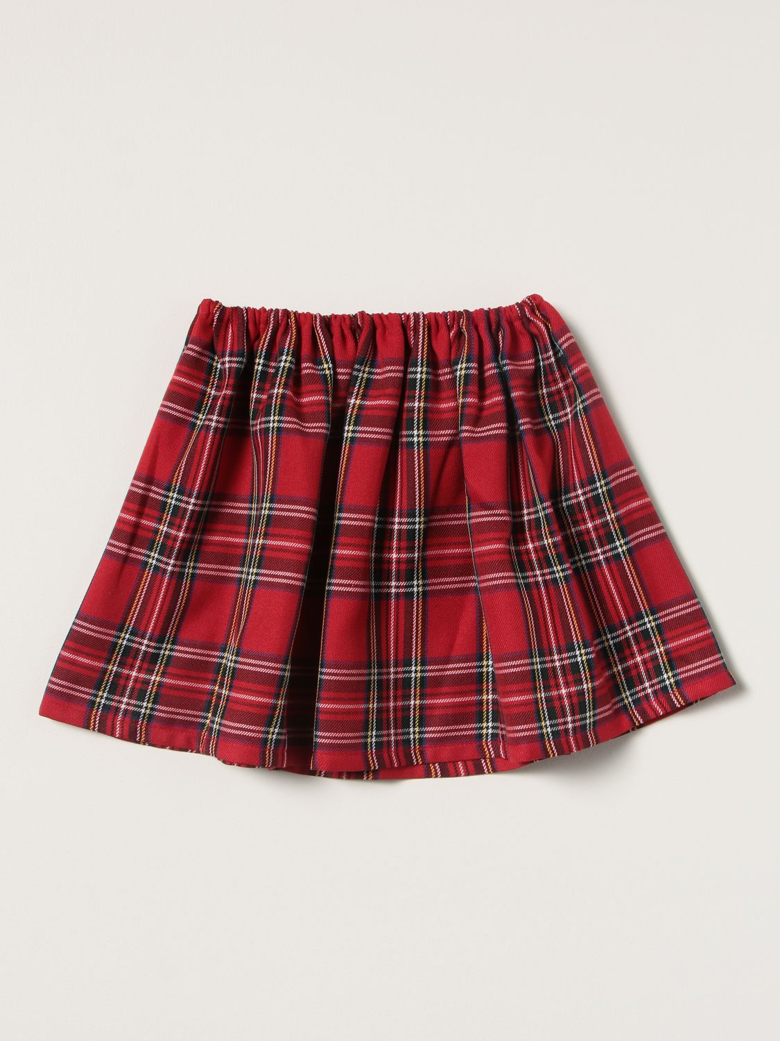 Skirt Siola: Siola skirt in tartan cotton blend red 1