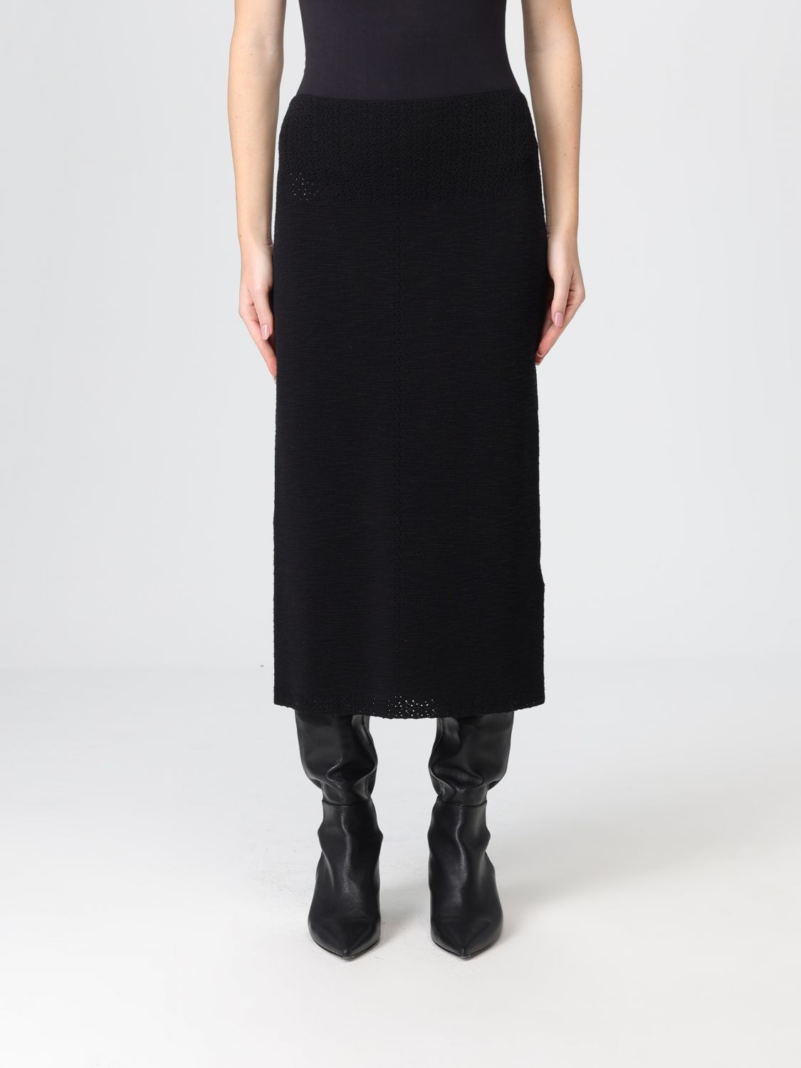 Victoria Beckham Skirt Victoria  Woman Color Black In Black