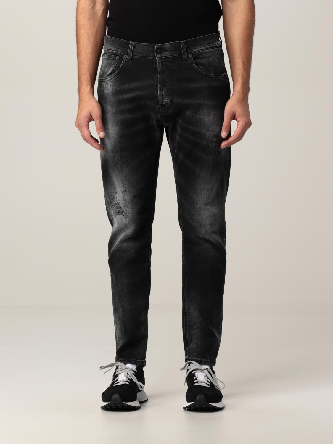 Dondup Outlet: Jeans men - Black | Jeans Dondup UP576DSE306UBR4 GIGLIO.COM