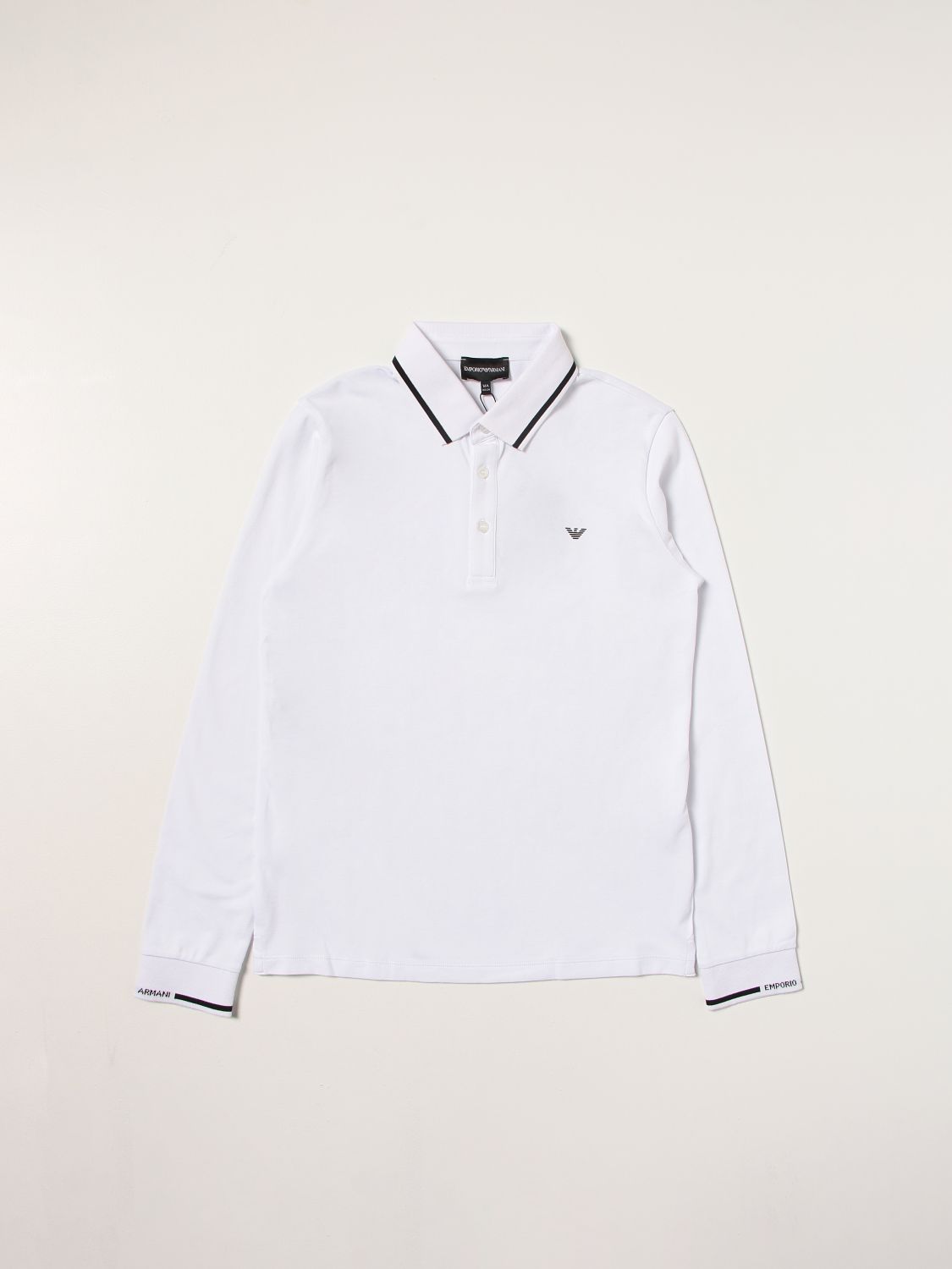 Polo Shirt Emporio Armani: Polo shirt kids Emporio Armani white 1
