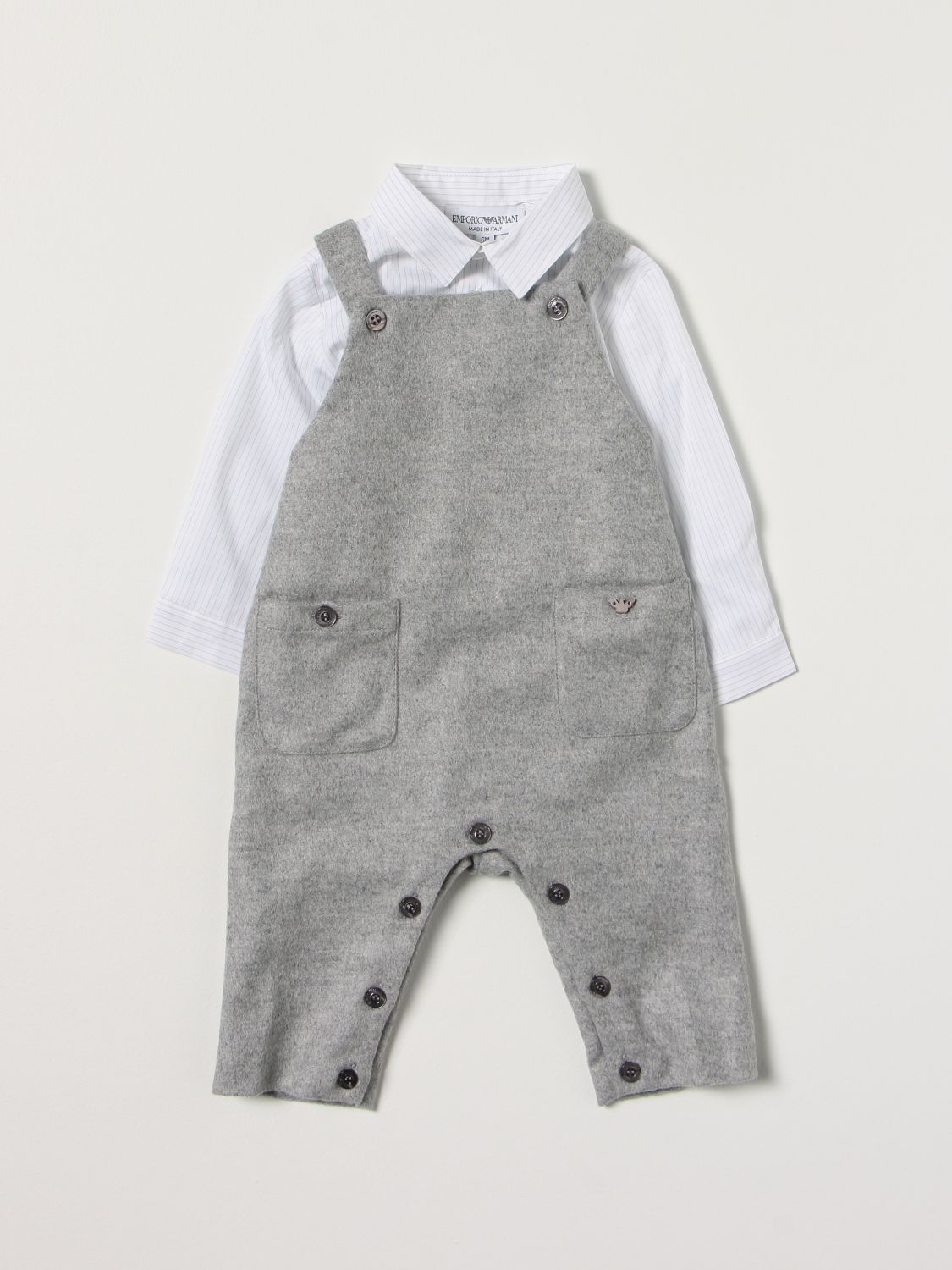 Tracksuits Emporio Armani: Emporio Armani cotton overalls and body grey 1