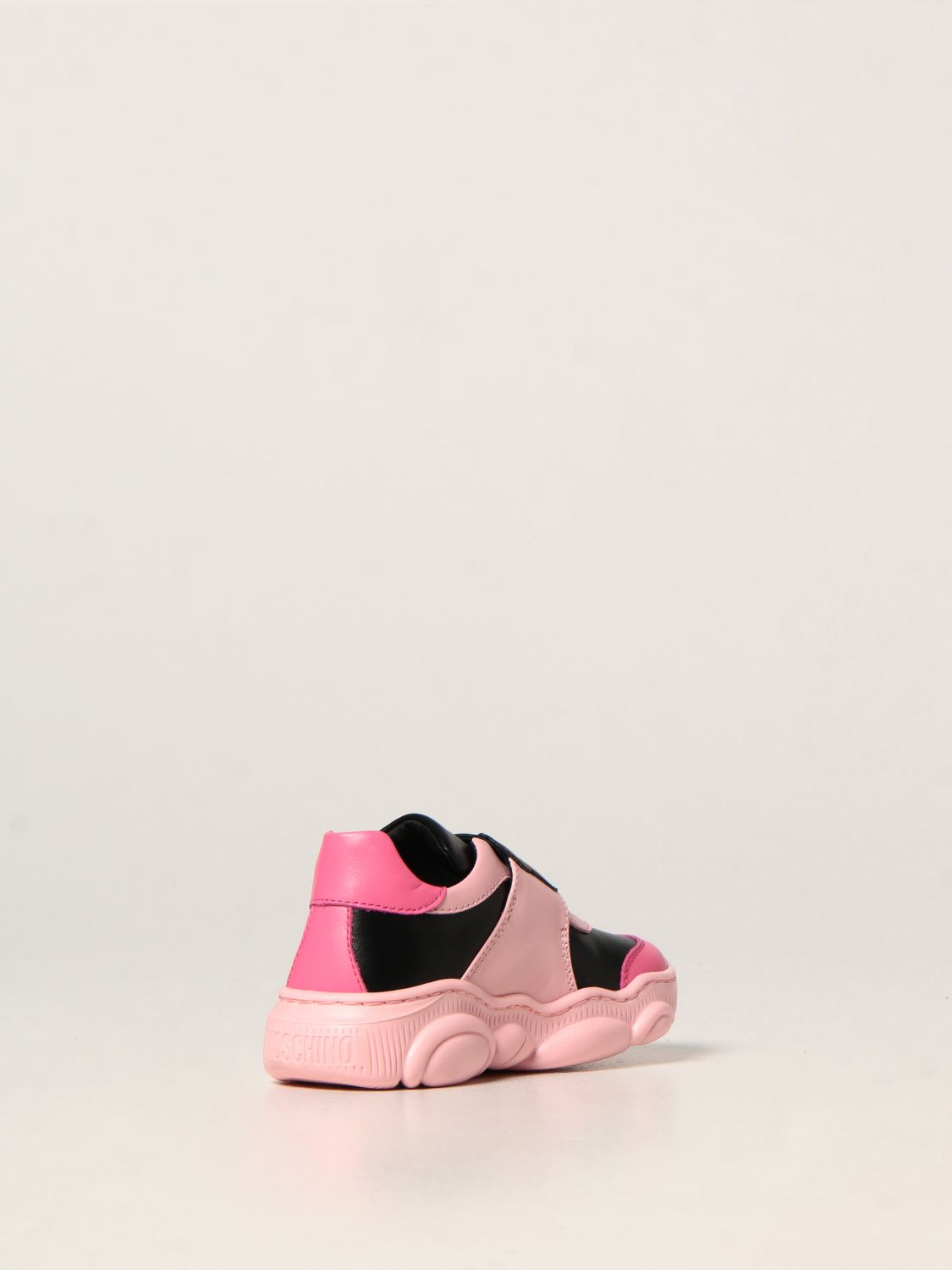 Scarpe Moschino Kid: Sneakers Moschino Kid con Teddy rosa 3
