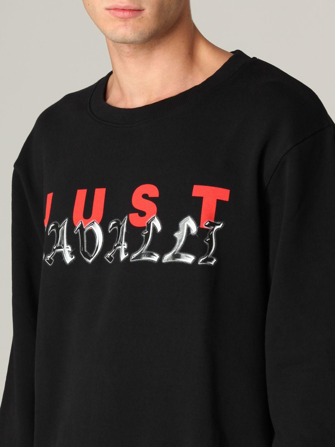 Sweatshirt Just Cavalli: Sweater men Just Cavalli black 3
