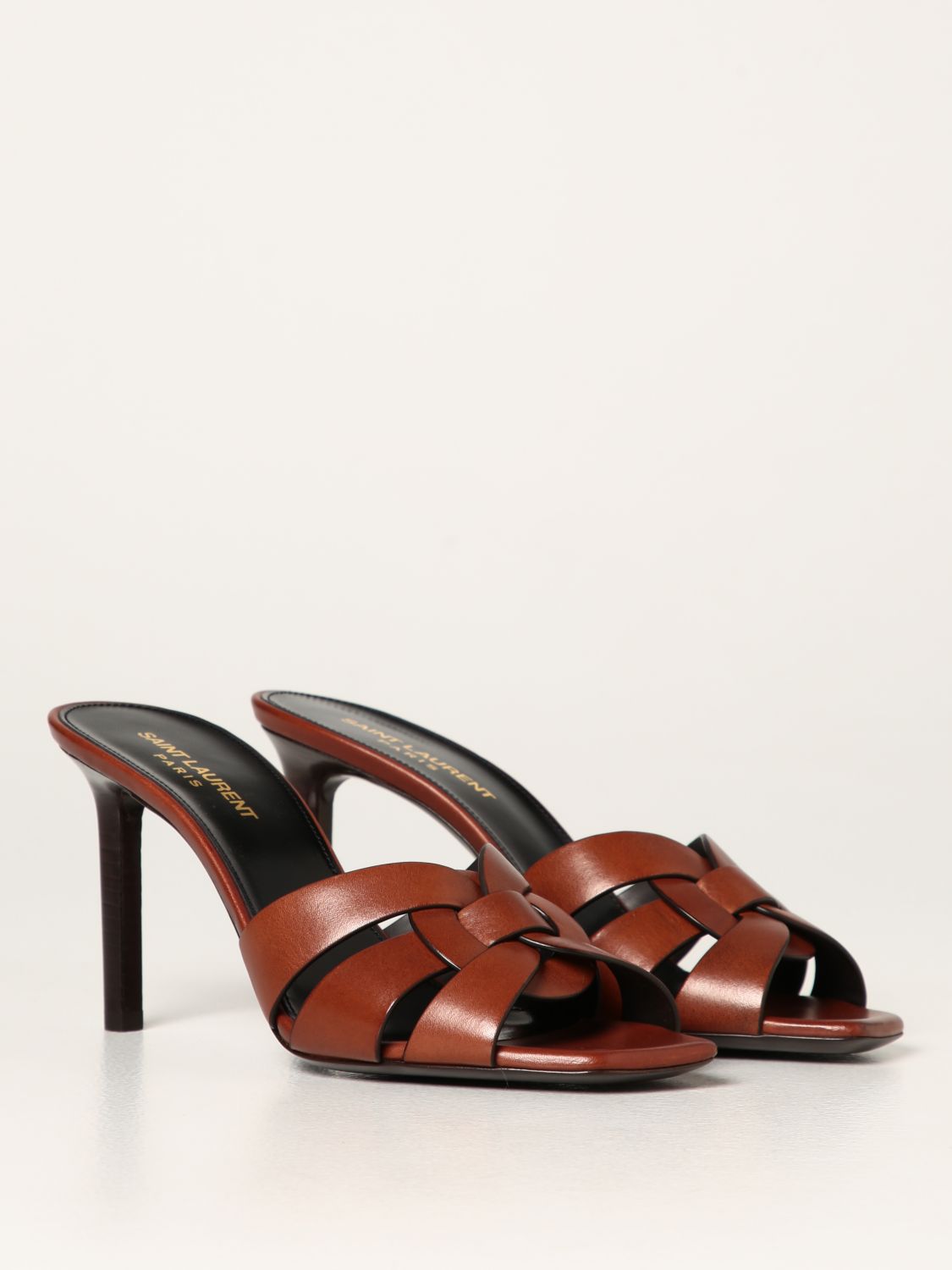 Sandales à talons Saint Laurent: Chaussures à talons femme Saint Laurent cuir 2