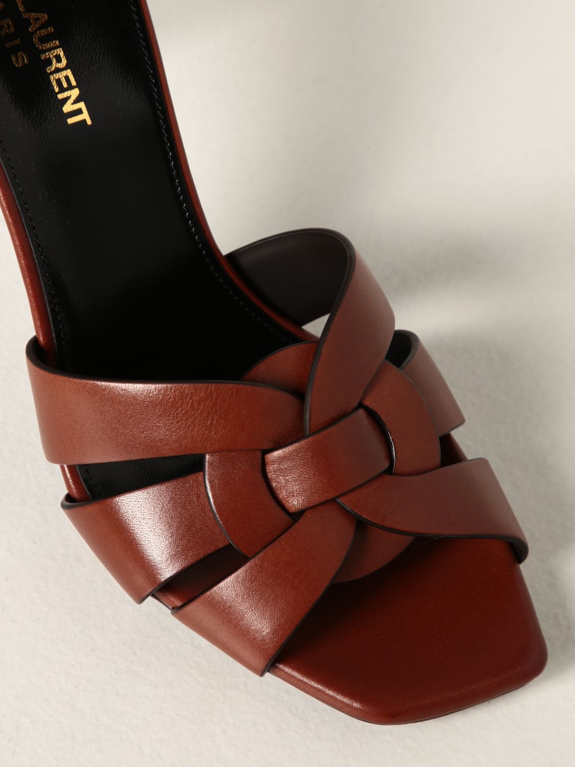 Sandales à talons Saint Laurent: Chaussures à talons femme Saint Laurent cuir 4