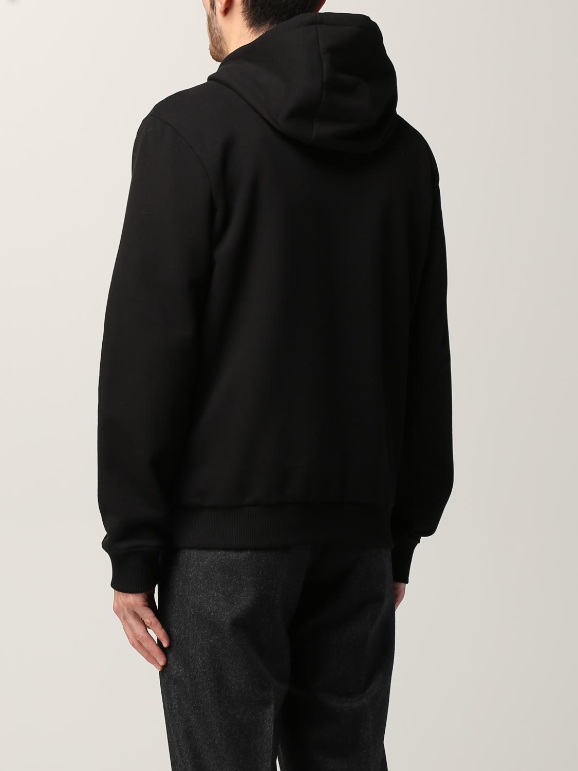 FENDI: Sweatshirt men | Sweatshirt Fendi Men Black | Sweatshirt Fendi FY0984  AH0W GIGLIO.COM