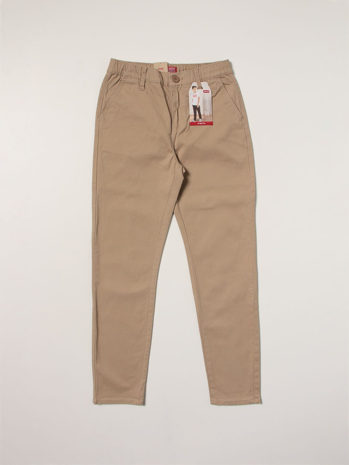 LEVI'S: pants for boys - Beige | Levi's pants 9ED520 online on 
