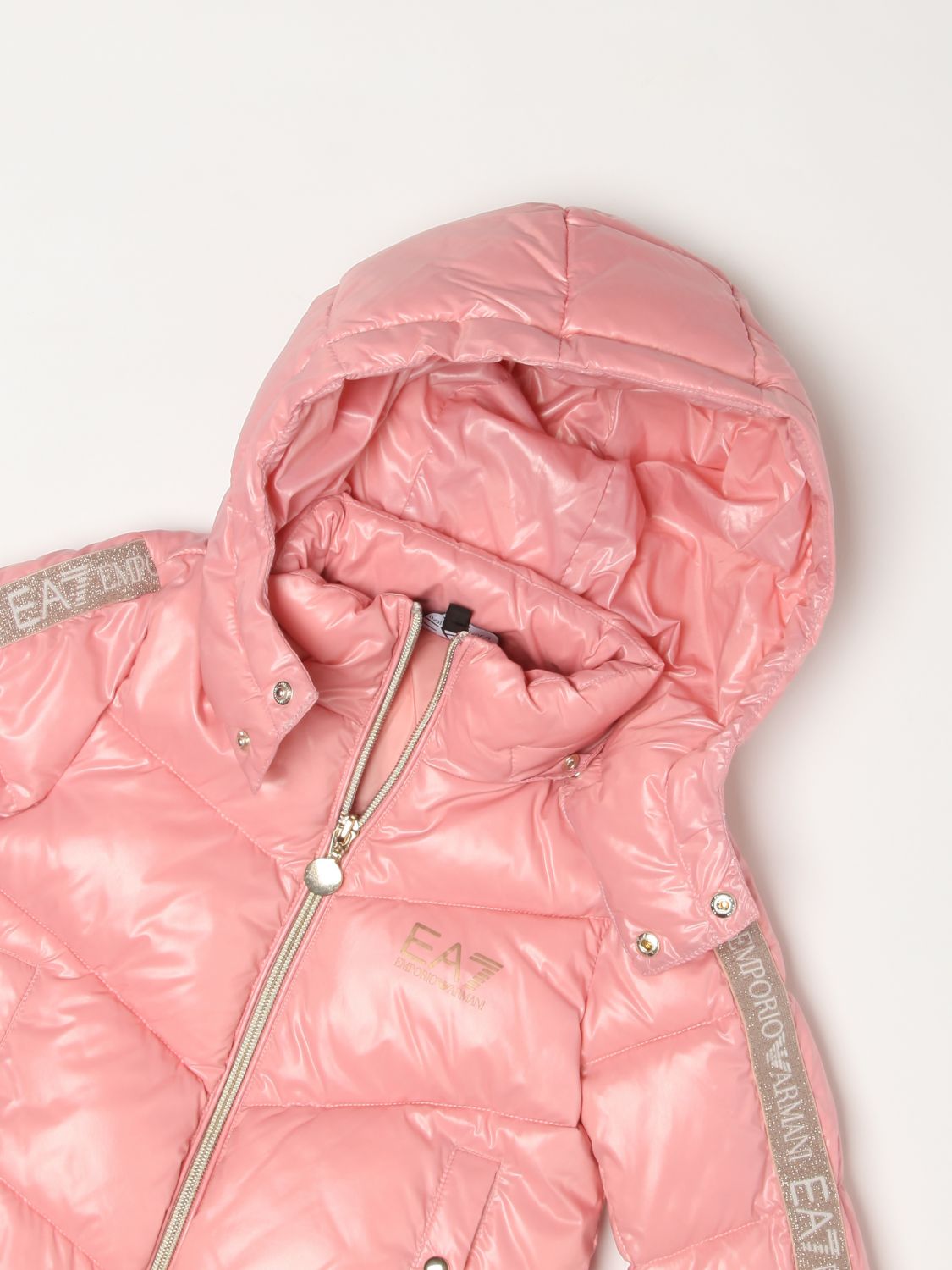 Jacket Ea7: Coat kids Ea7 pink 3