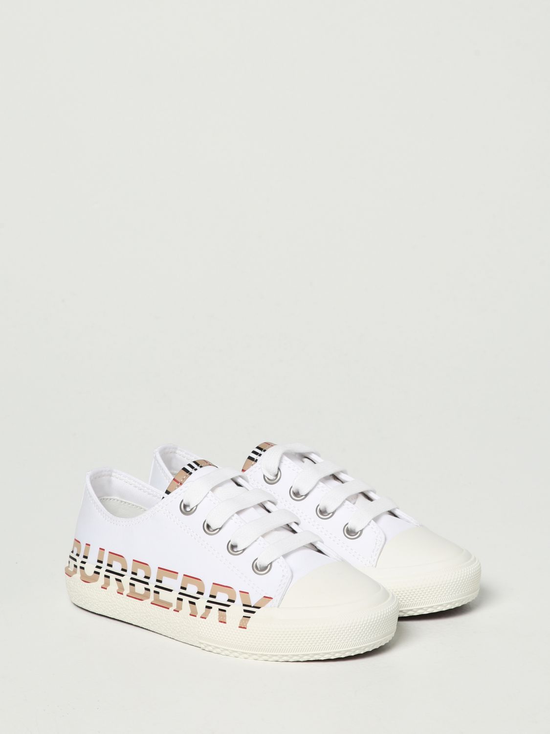 Chaussures Burberry: Chaussures enfant Burberry blanc 2
