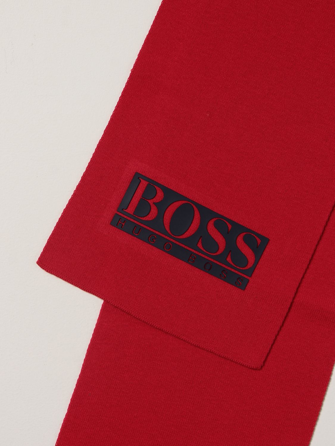 男童围巾 Hugo Boss: 男童围巾 儿童 Boss 红色 3
