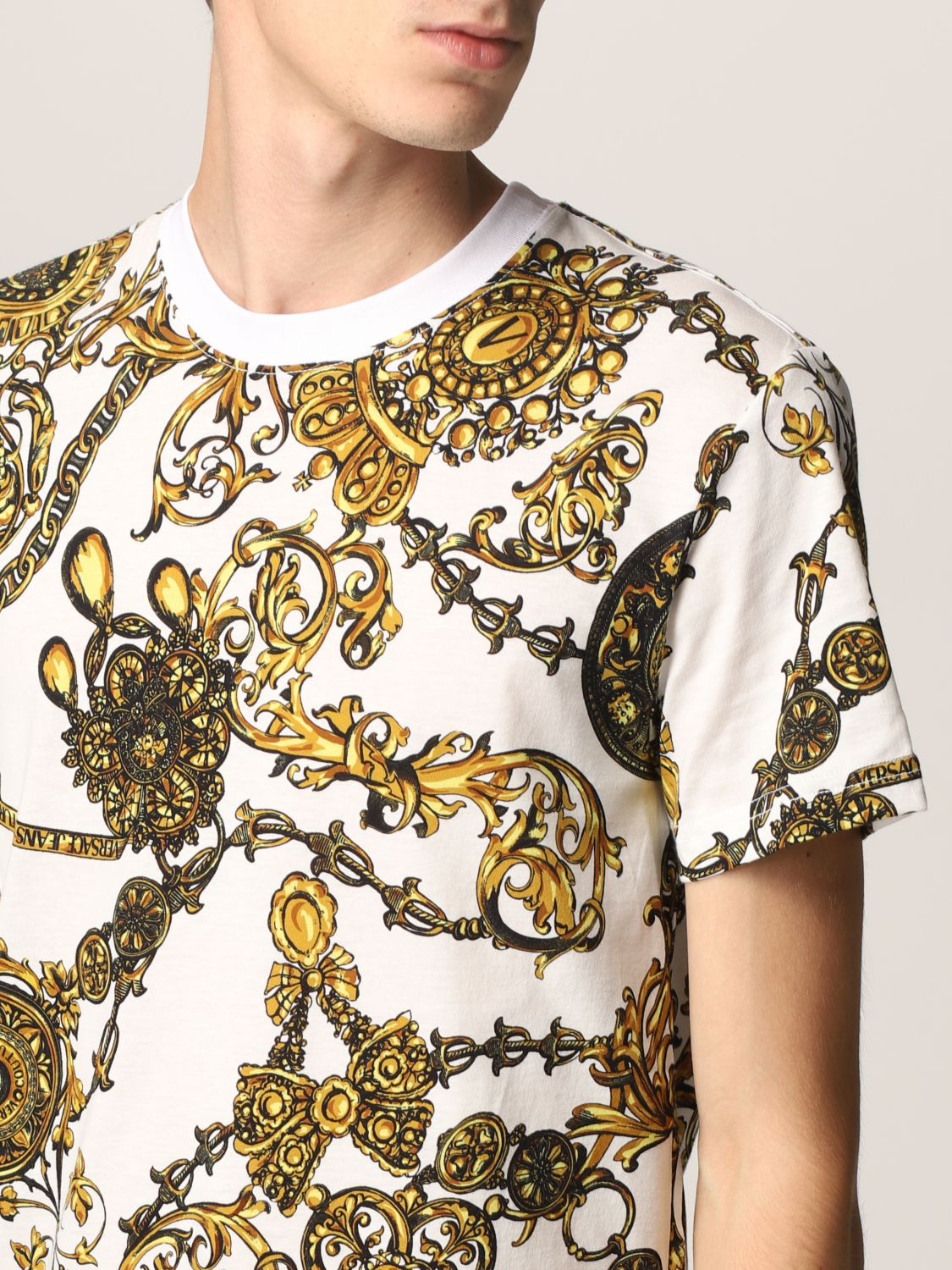 versace silk t shirt