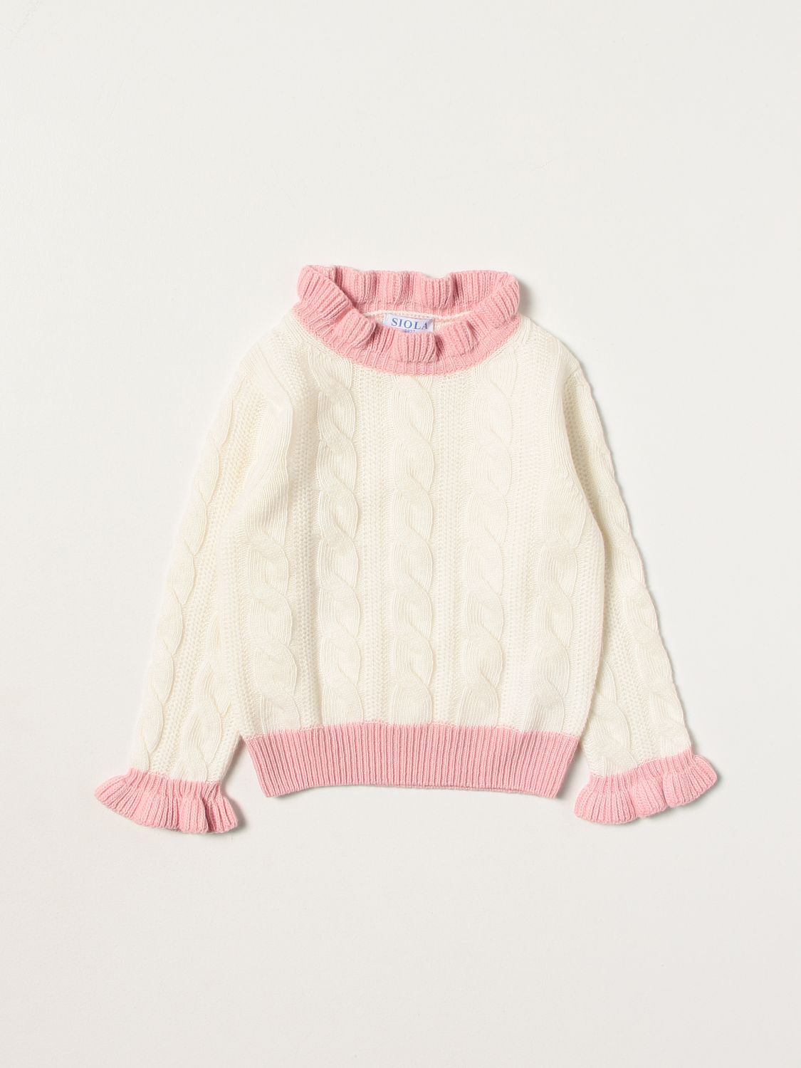Sweater Siola: Sweater kids Siola yellow cream 1