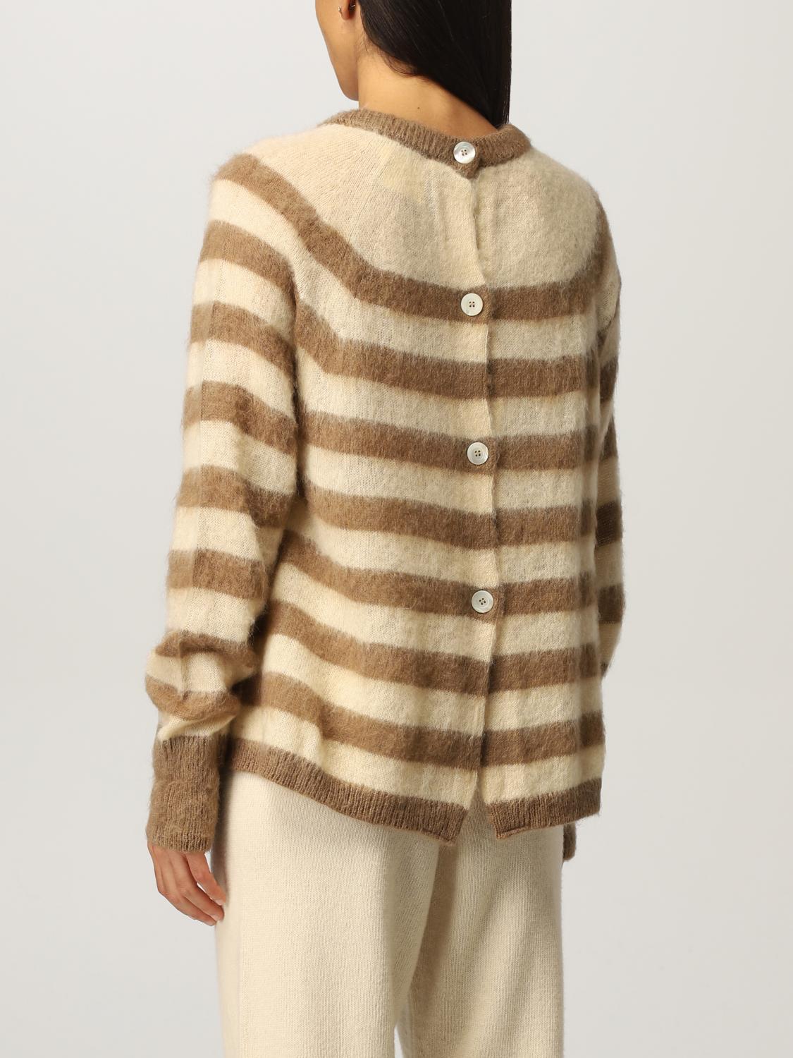 SEMICOUTURE: Damen Pullover - Camel | Semicouture Pullover S1WF10 ...