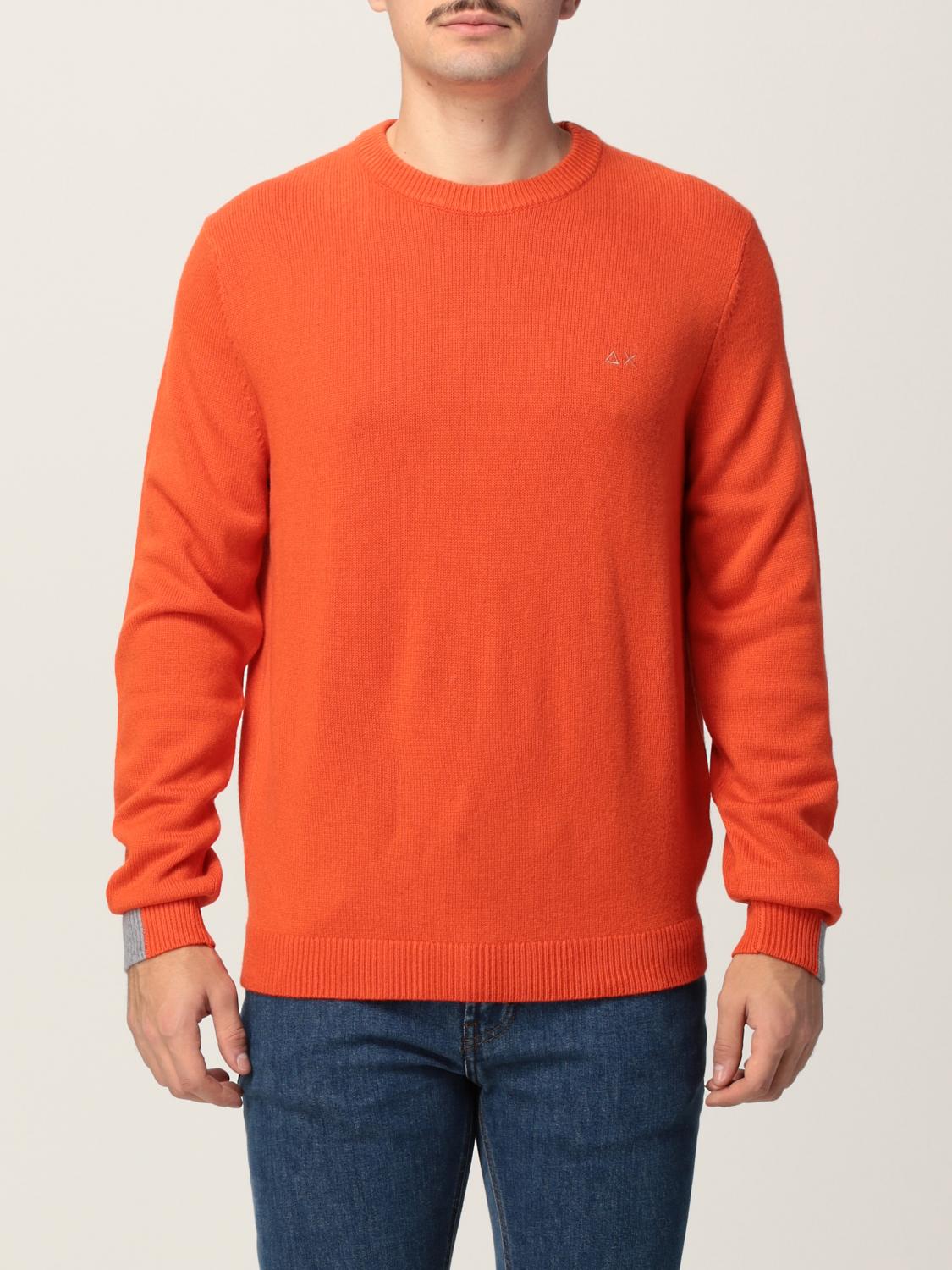 Sun 68 Outlet Jumper men Orange Jumper Sun 68 K41134