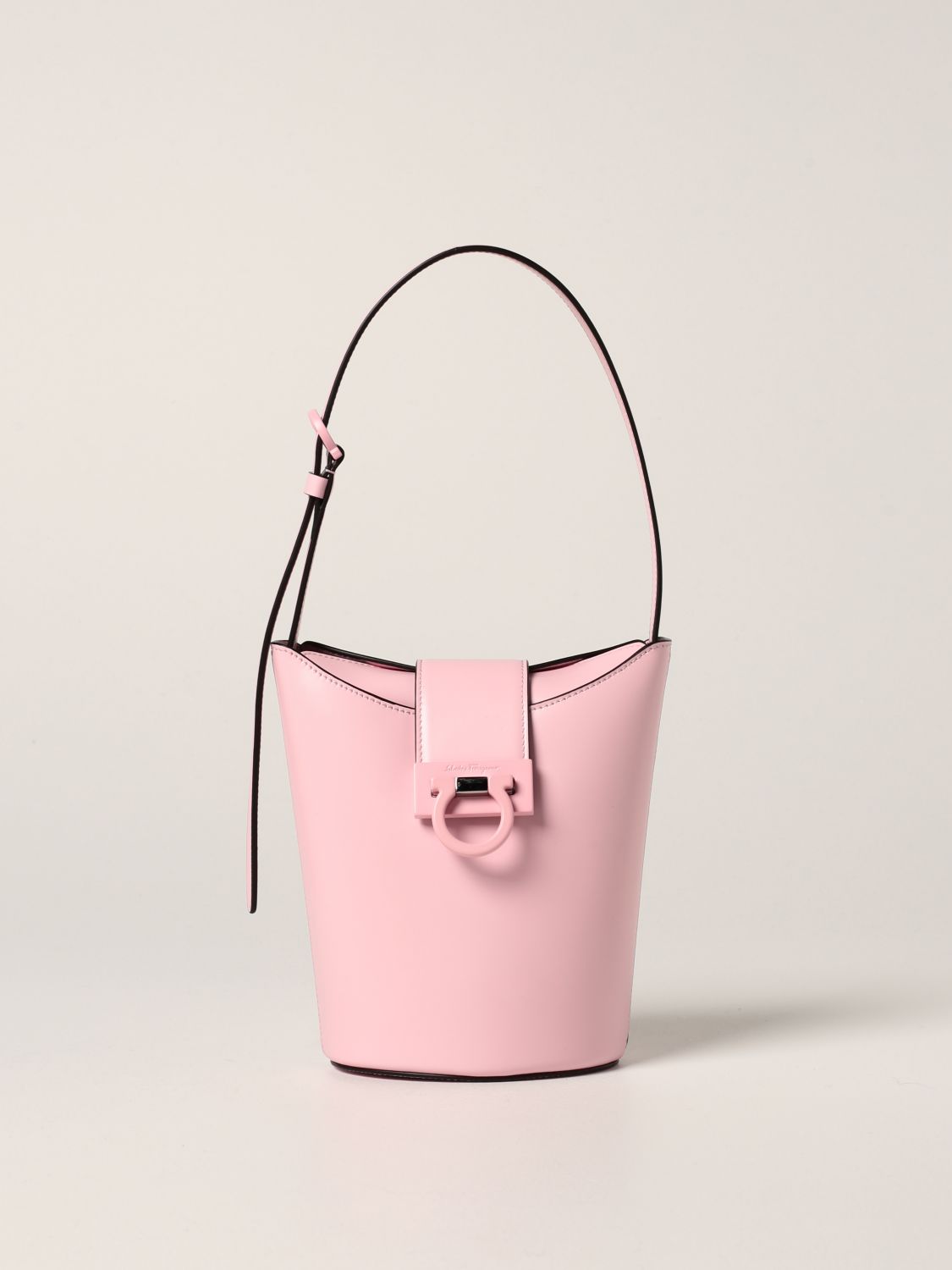 Shoulder bag Salvatore Ferragamo: Salvatore Ferragamo Trifolio bag in leather pink 1