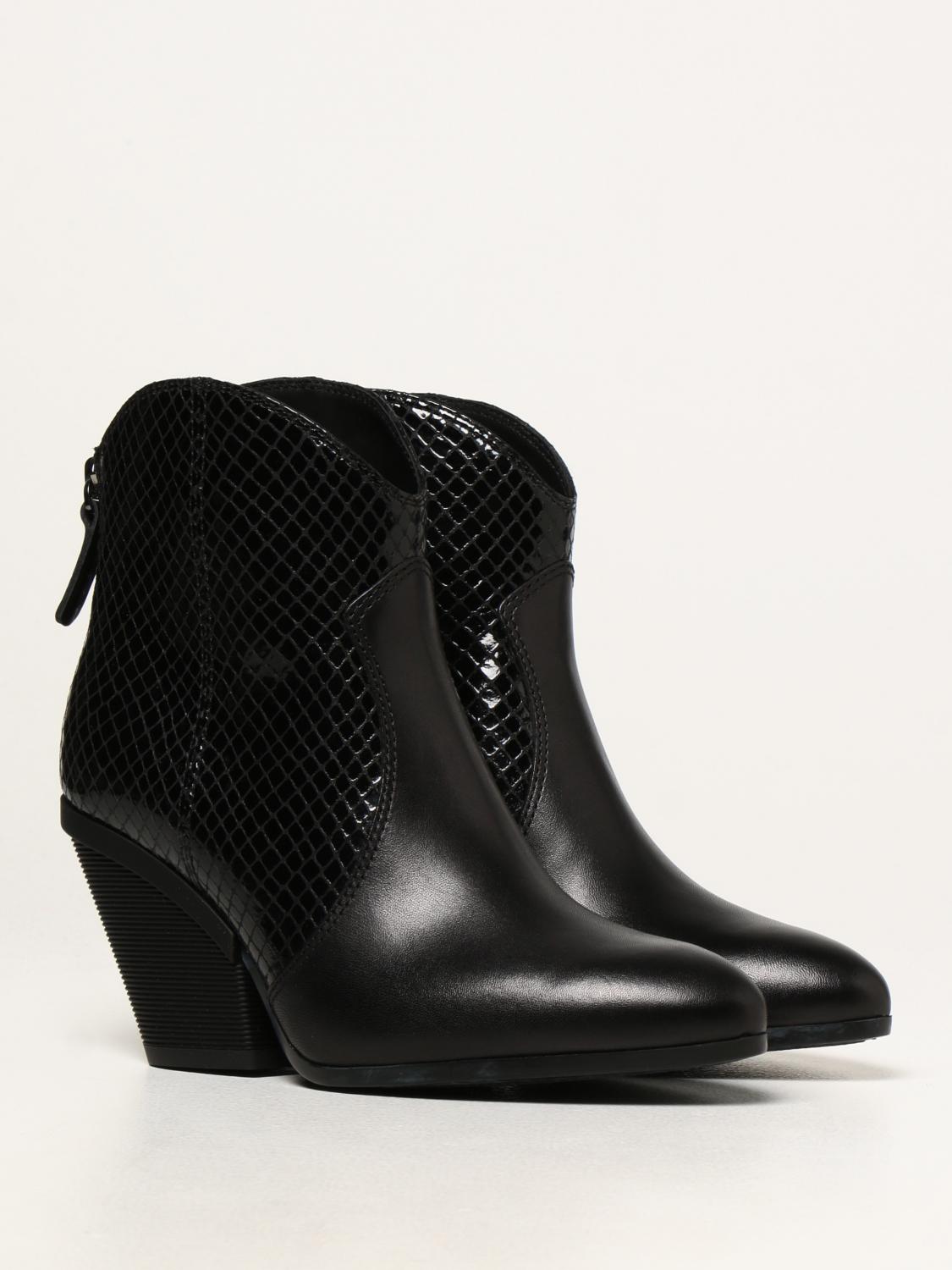 HOGAN: Botines planos mujer | Botines Planos Hogan Mujer Negro | Botines  Planos Hogan HXW5810DS10 Q9W GIGLIO.COM