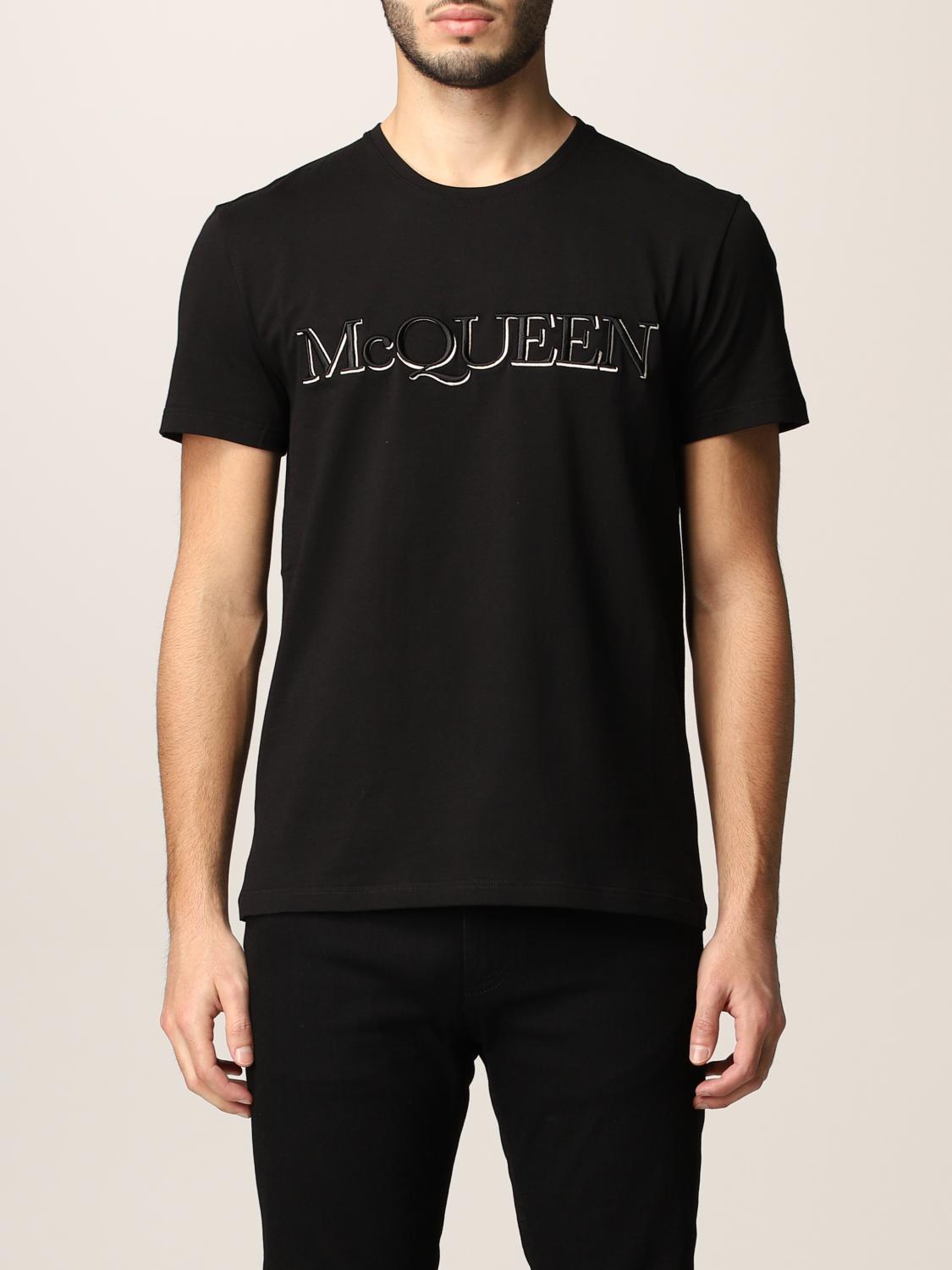 ALEXANDER MCQUEEN t shirt for man Black Alexander McQueen t