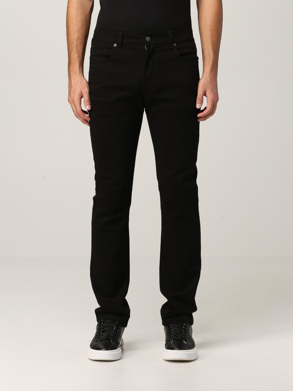 MOSCHINO COUTURE: 5-pocket jeans - Black | Moschino Couture jeans ...