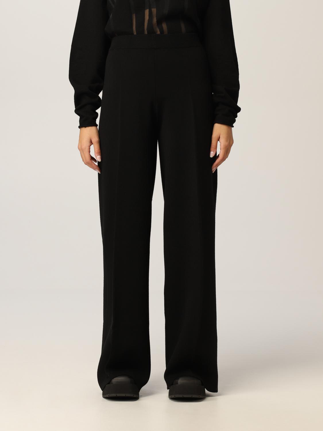 LIVIANA CONTI: Pantalone basic - Nero | Pantalone Liviana Conti L1WA27  GIGLIO.COM