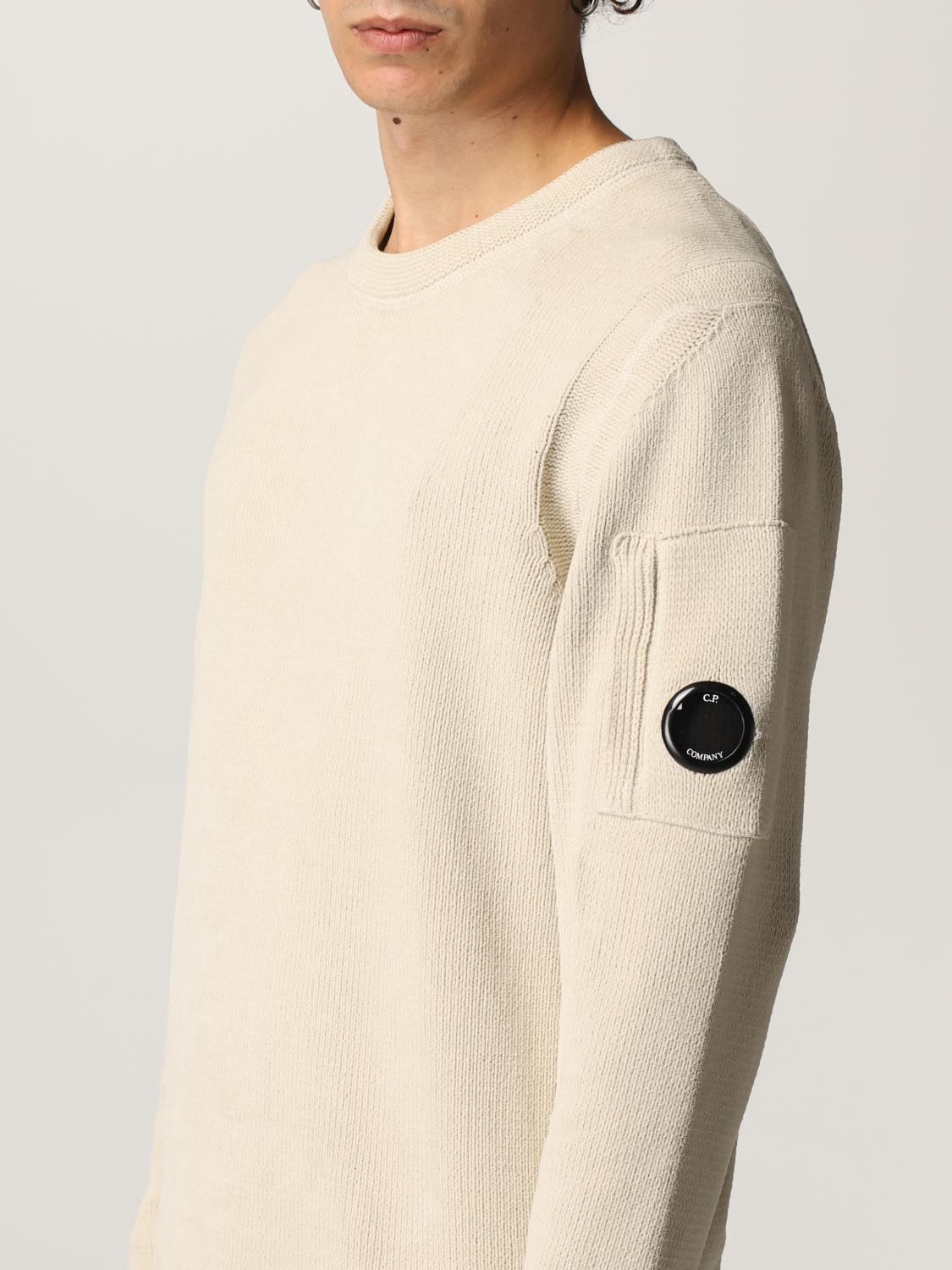 cream cp company jumper