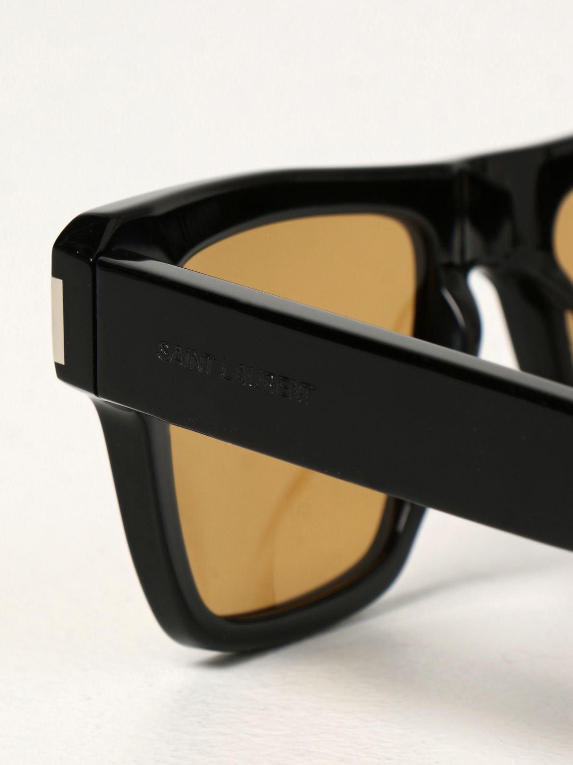 Солнцезащитные очки Saint Laurent: Солнцезащитные очки Мужское Saint Laurent желтый 4
