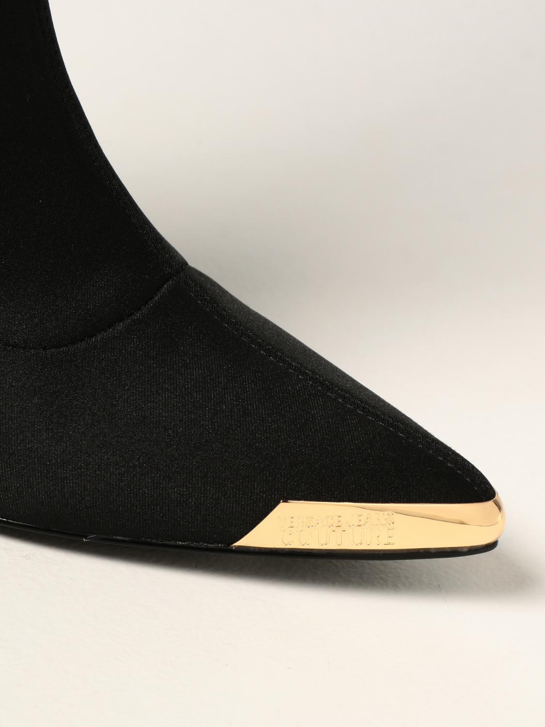 VERSACE JEANS COUTURE: Zapatillas mujer | Botas Versace Jeans Couture Mujer  Negro | Botas Versace Jeans Couture 71VA3S53ZS006 GIGLIO.COM