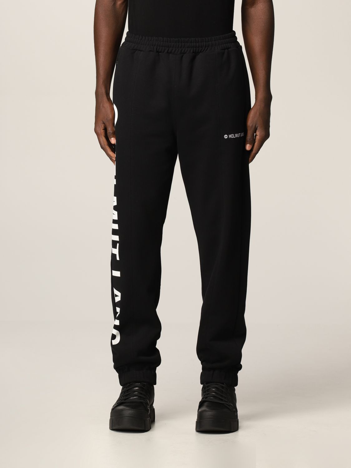 HELMUT LANG: pants for man - Black | Helmut Lang pants L06HM201 online ...