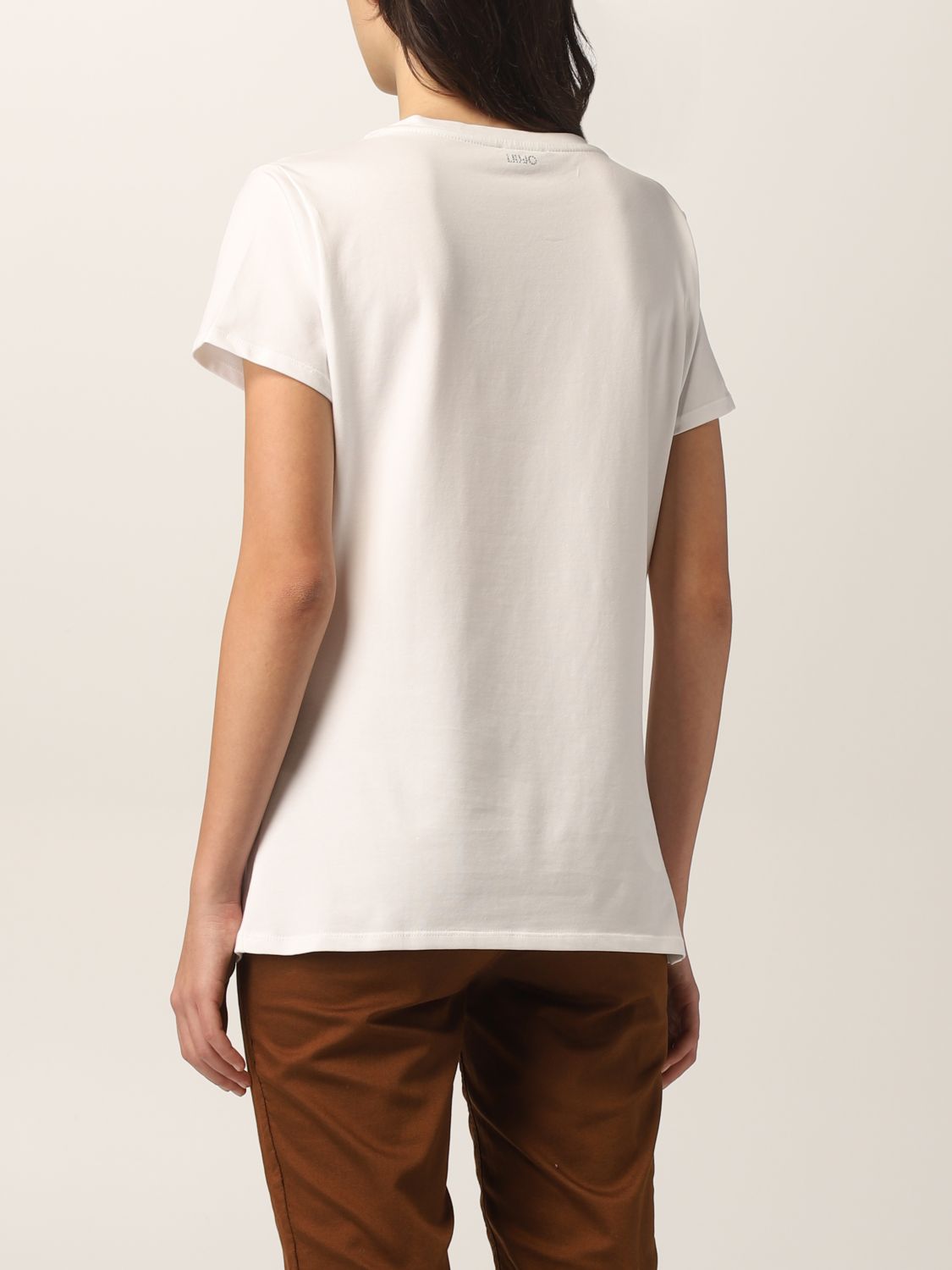 Damen Bekleidung Oberteile T-Shirts Liu Jo Synthetik T-shirts in Weiß 