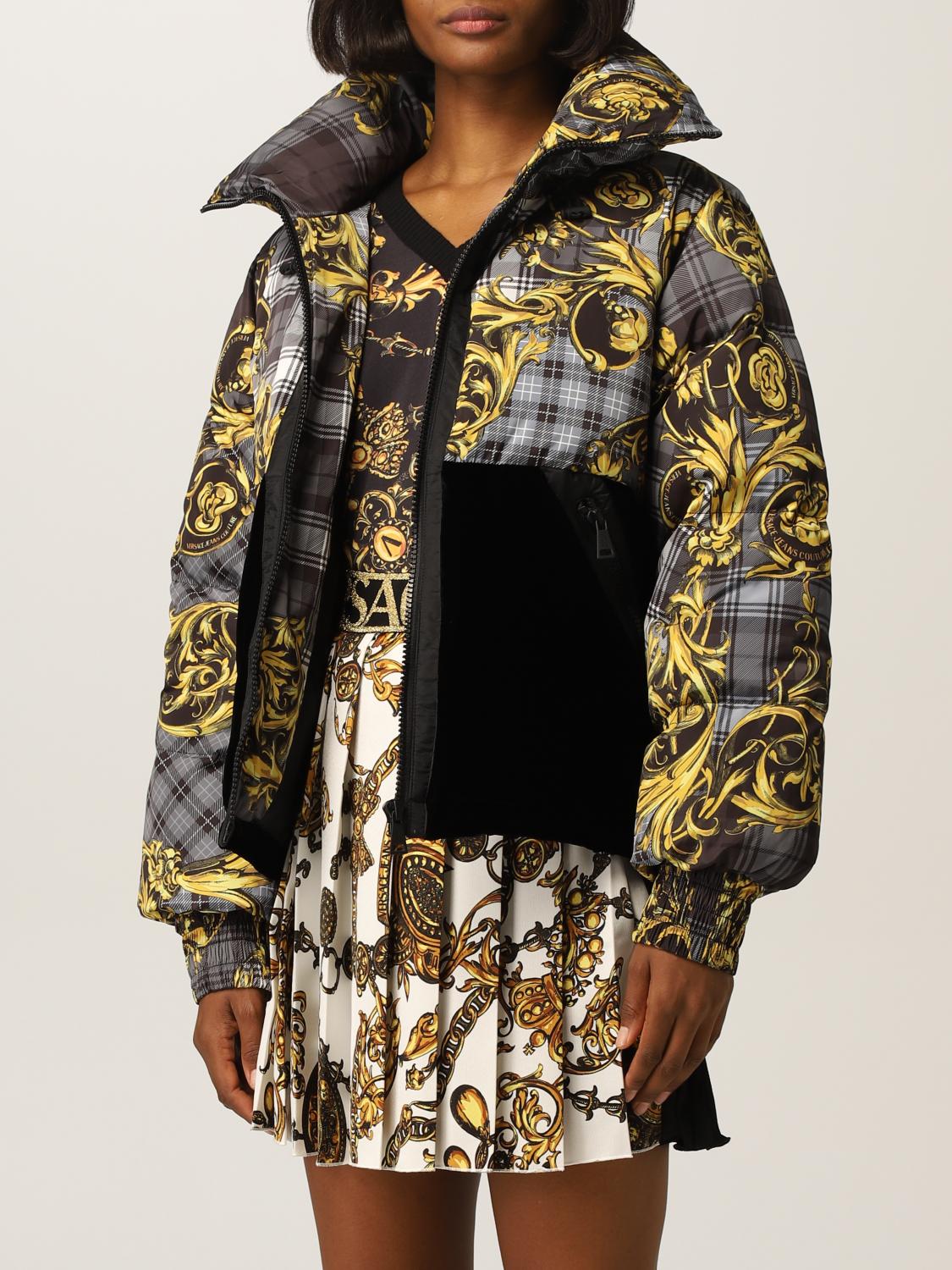 VERSACE JEANS COUTURE: Куртка Женское - Черный | Куртка Versace Jeans  Couture 71HAU477CQS06 GIGLIO.COM