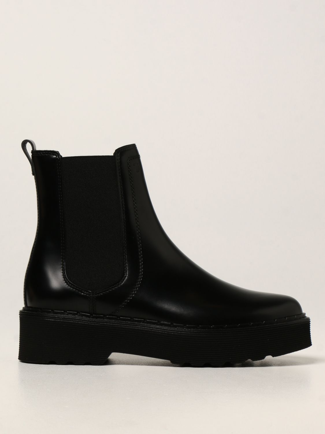 Flat ankle boots Tod's: Heeled ankle boots women Tod's black 1
