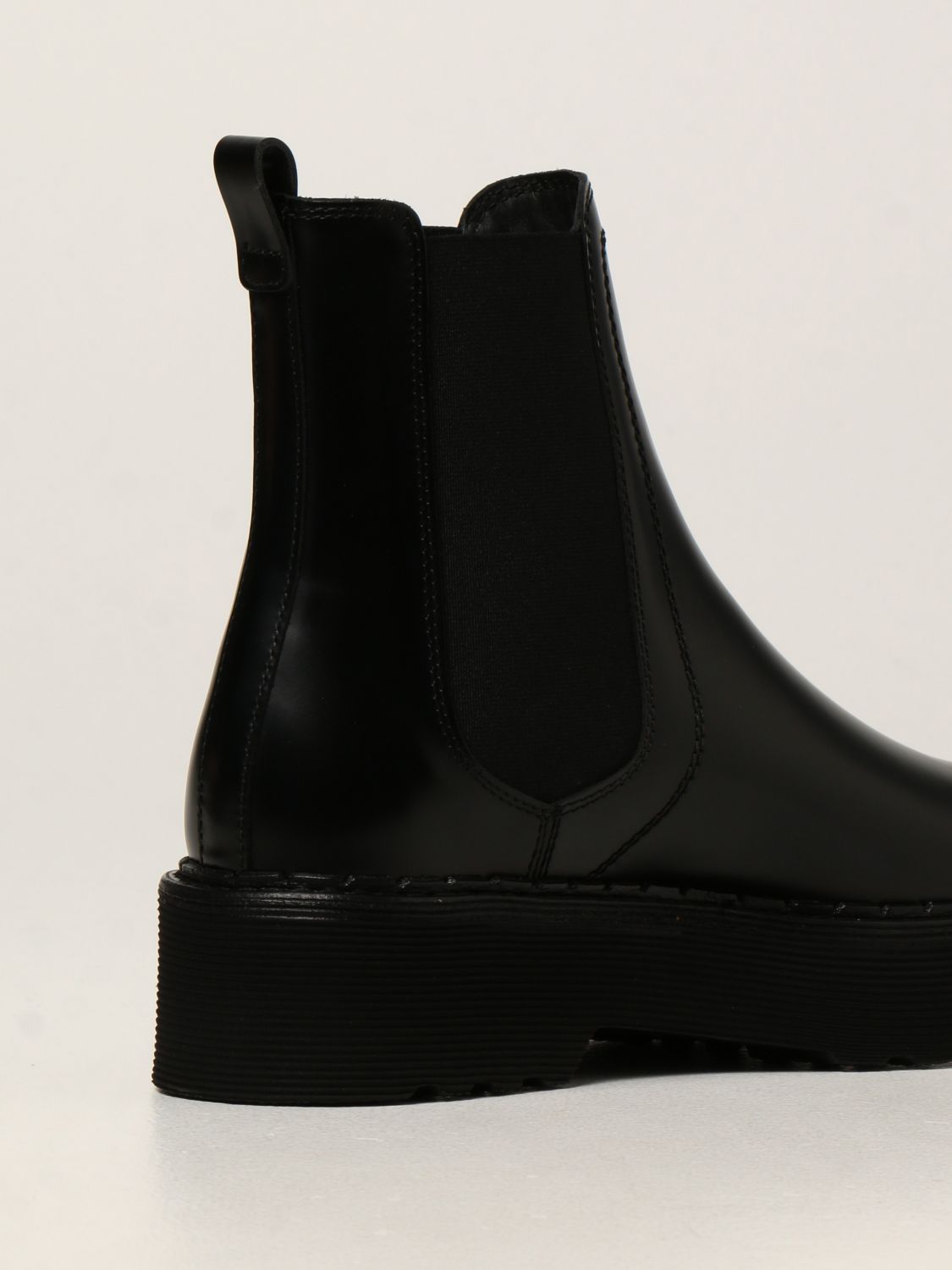 Flat ankle boots Tod's: Heeled ankle boots women Tod's black 3