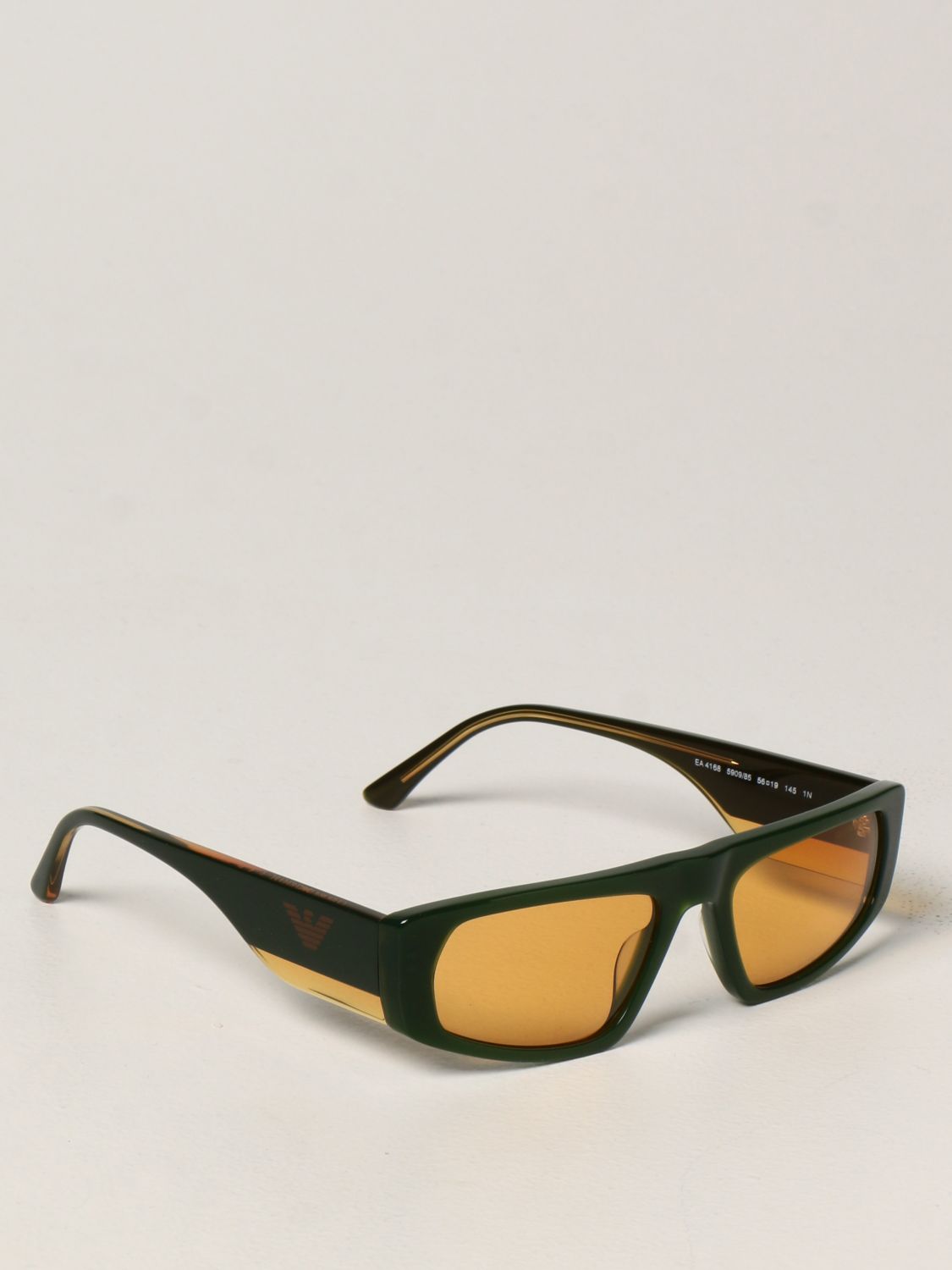 Emporio Armani Outlet: sunglasses in acetate - Green | Emporio Armani  sunglasses EA 4168 online on 