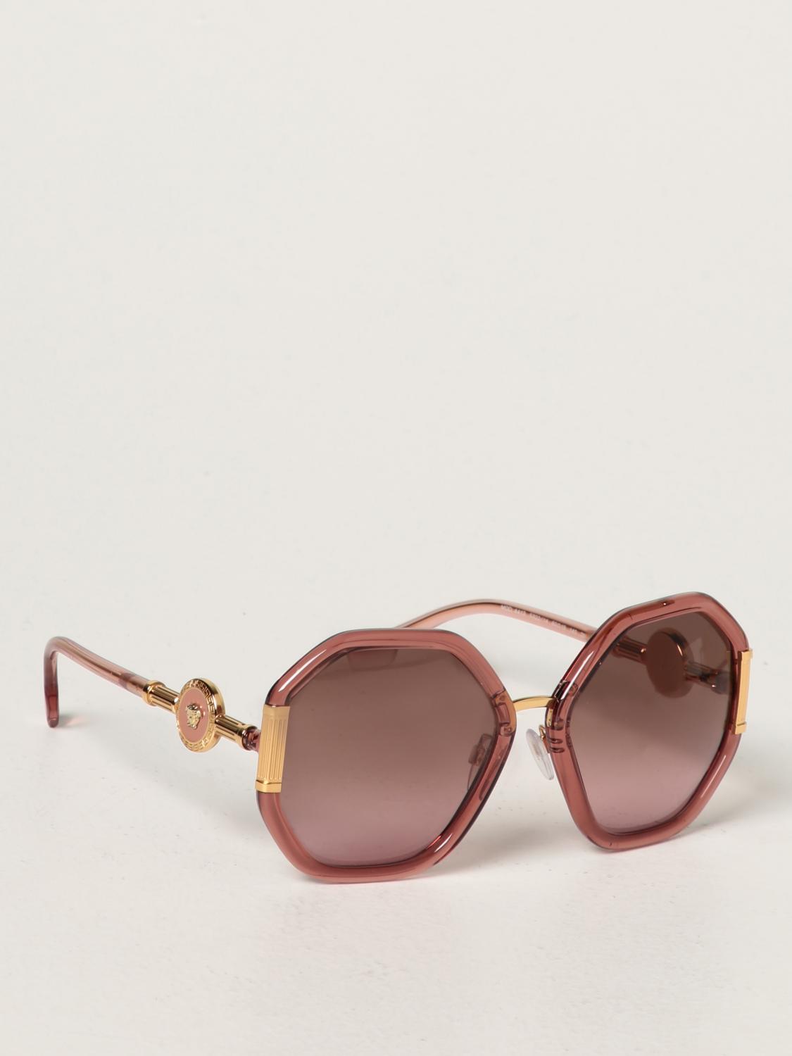 VERSACE: Occhiali da sole in acetato - Rosa | Occhiali Versace MOD. 4413  GIGLIO.COM