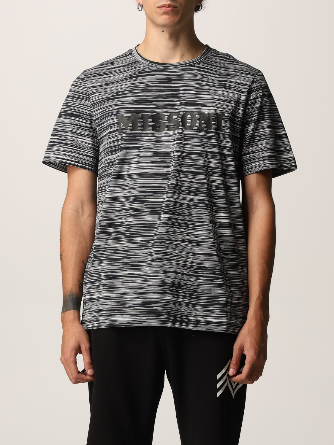 T-shirt Missoni: Missoni cotton t-shirt with logo black 1