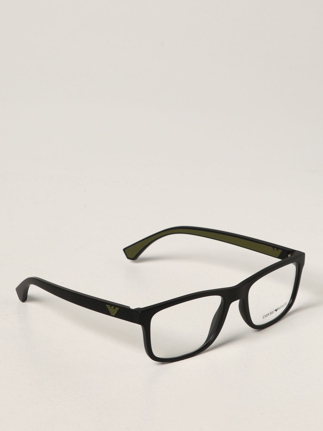 Beg creatief Klacht Emporio Armani Outlet: acetate eyeglasses - Black | Emporio Armani  sunglasses EA 3147 online on GIGLIO.COM