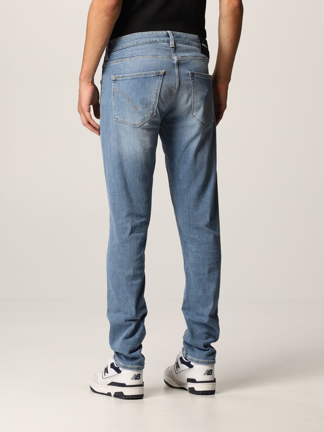 DONDUP: Jeans in denim washed - Denim | Jeans Dondup UP550IDSE302UBD6  GIGLIO.COM