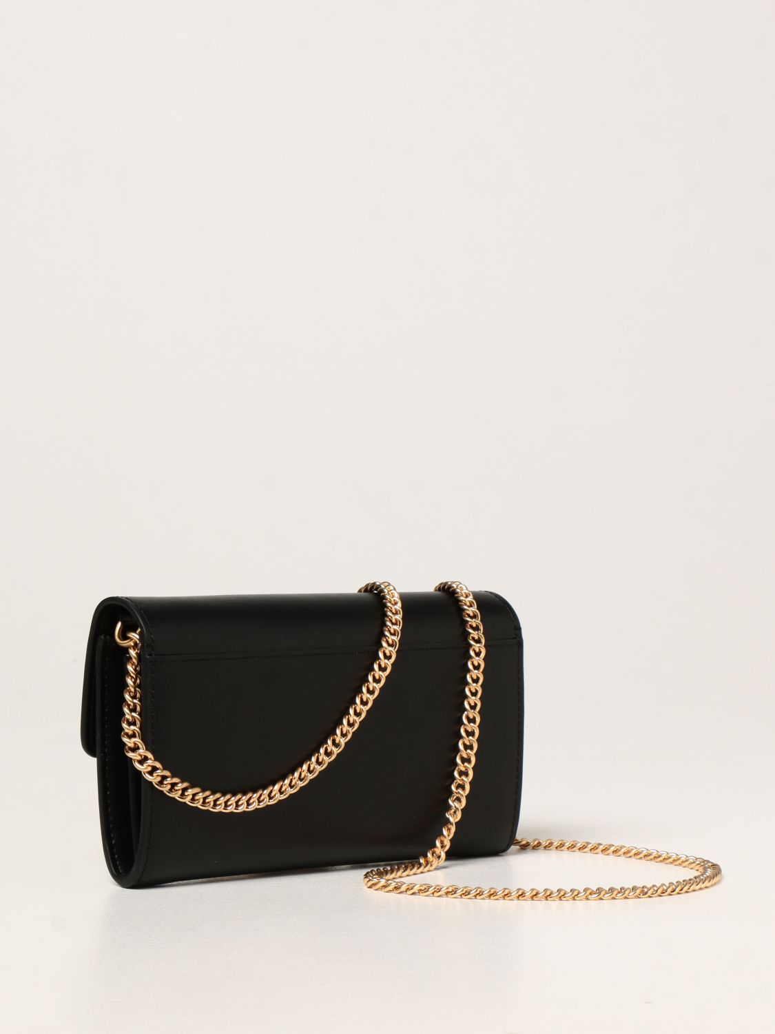 PINKO: Love Wallet Party leather bag - Black | Pinko wallet 1P22D2 Y7GD ...