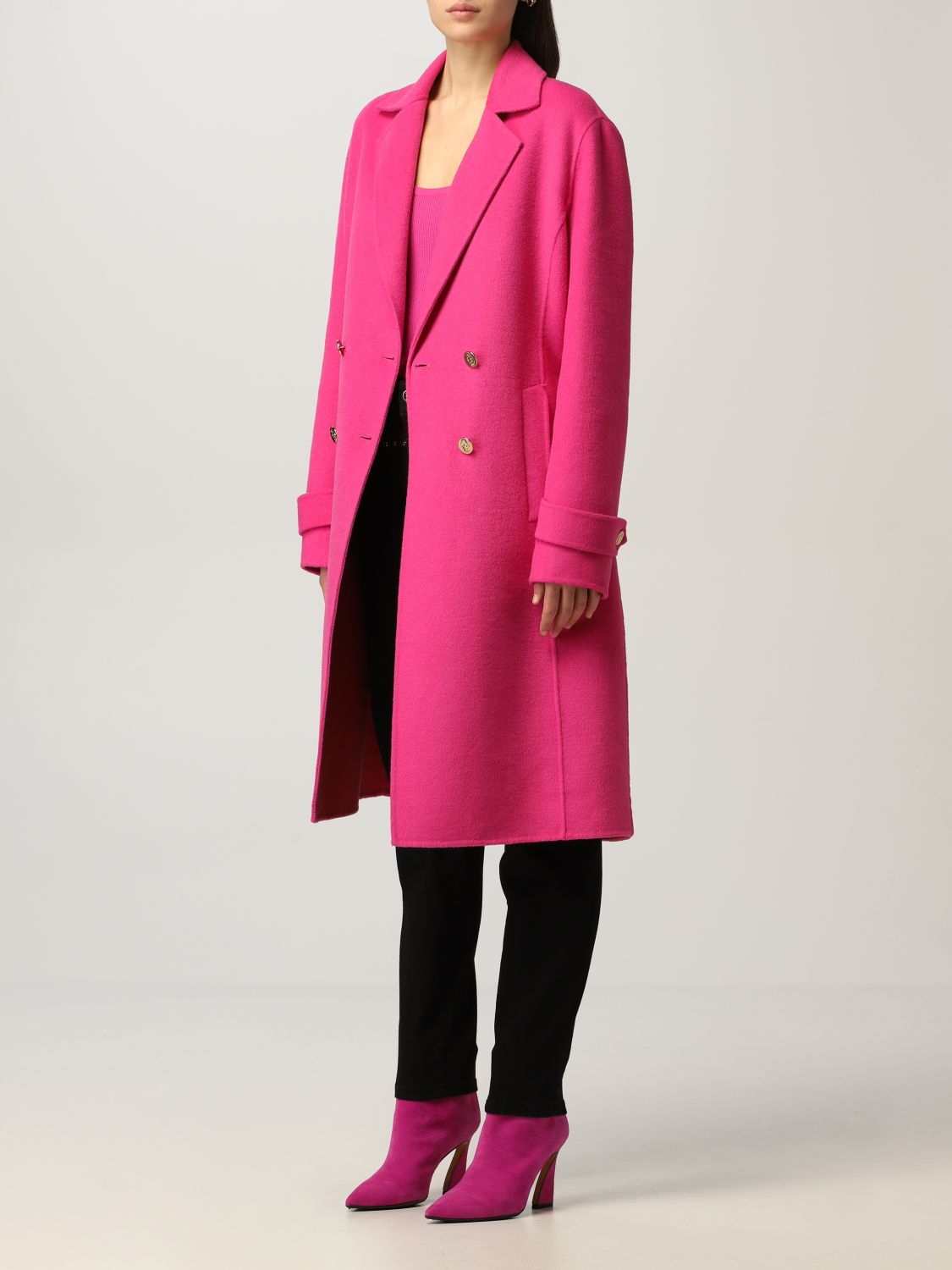 Liu Jo double-breasted coat in wool blend