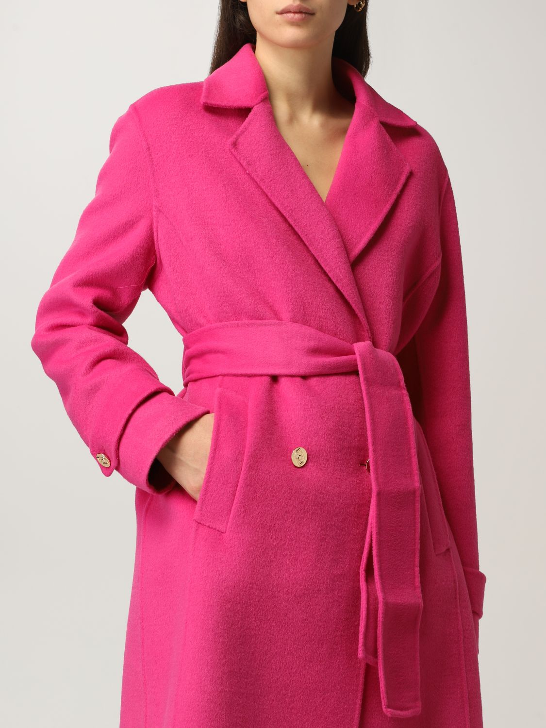 Liu Jo double-breasted coat in wool blend