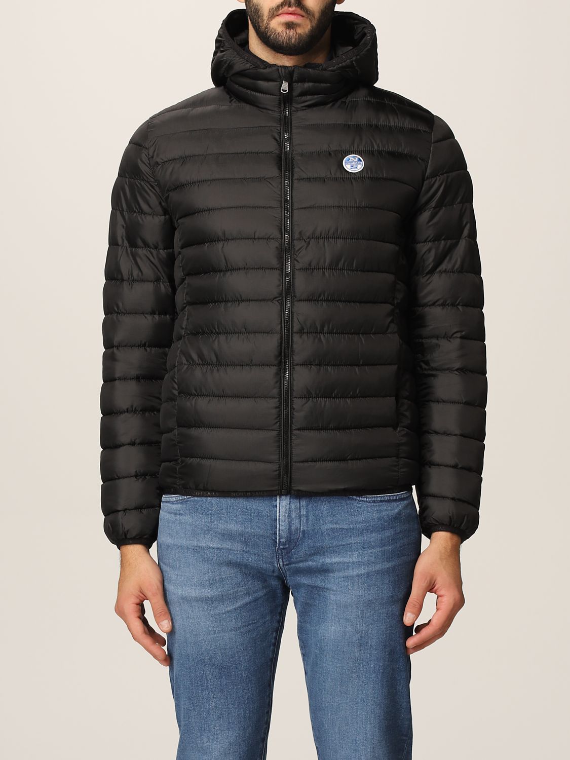 NORTH SAILS: jacket for man - Black | North Sails jacket 602933 online ...