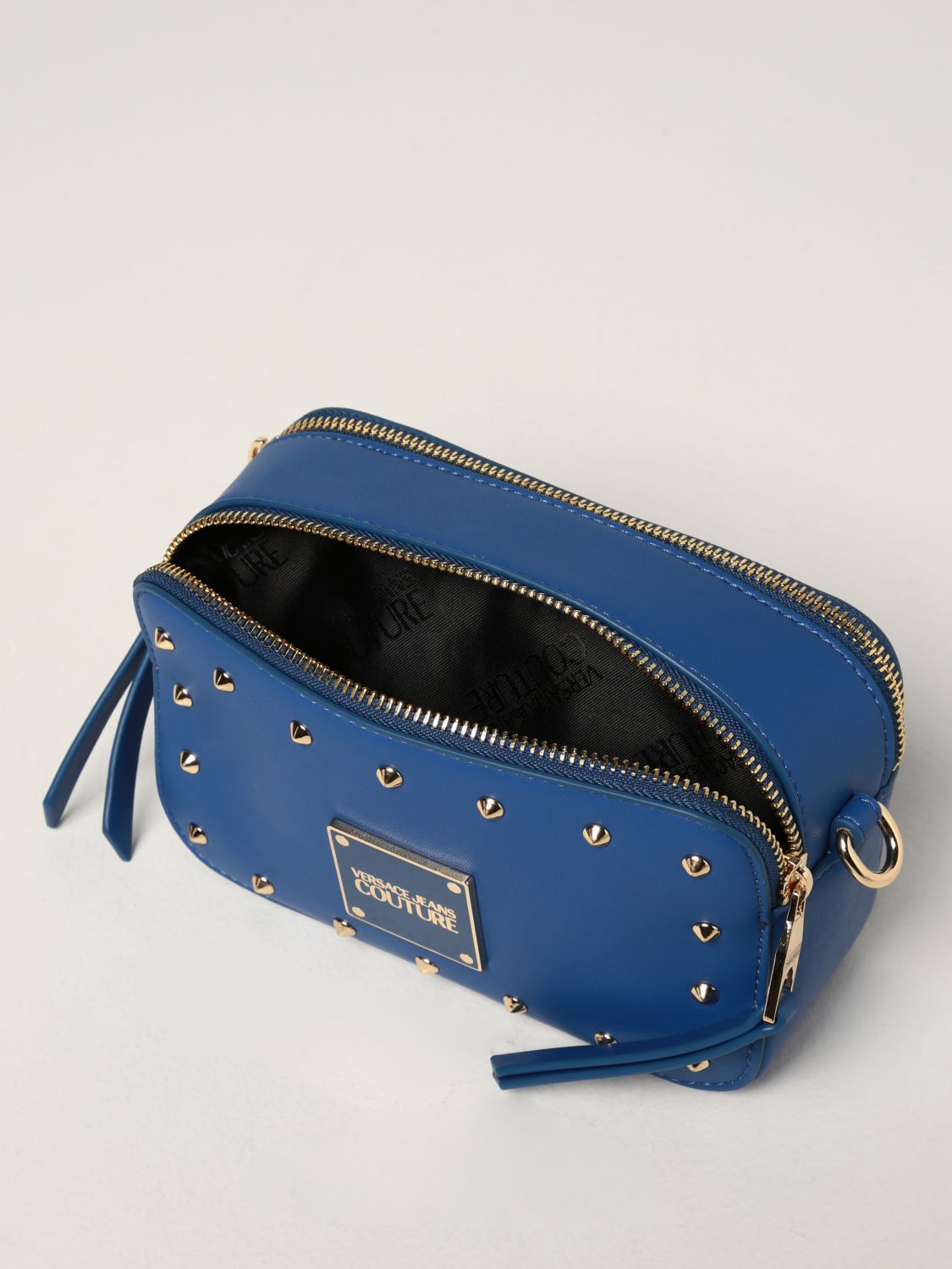 Crossbody bags Versace Jeans Couture: Versace Jeans Couture crossbody bag in synthetic leather blue 1 3