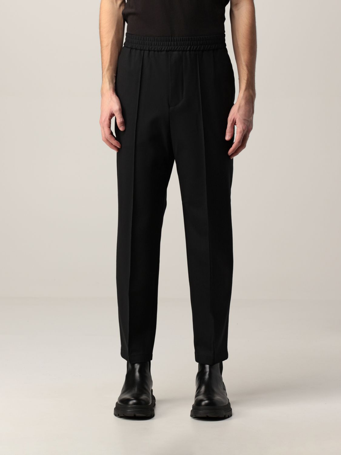 EMPORIO ARMANI: trousers for men - Black | Emporio Armani trousers ...