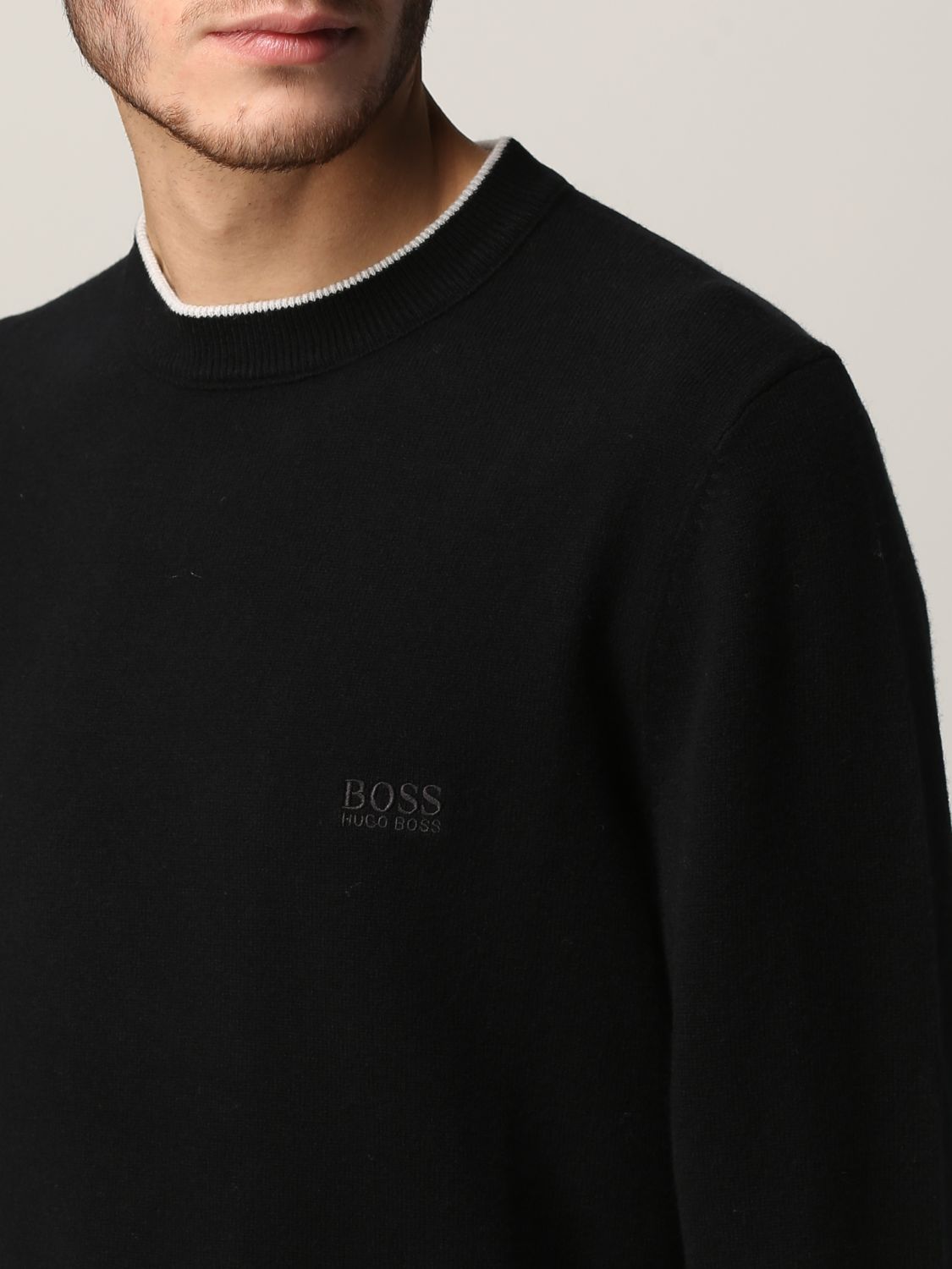 Station eksplicit Billedhugger BOSS: sweater for man - Black | Boss sweater 10237298 online on GIGLIO.COM