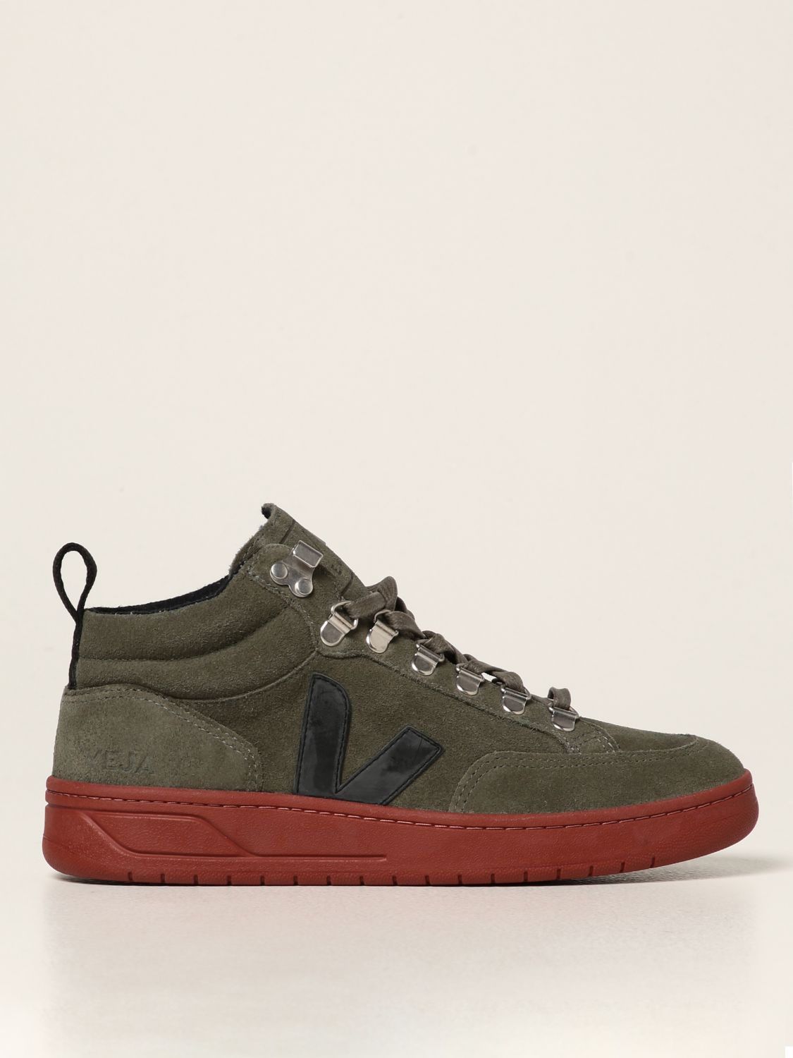 VEJA: trainers in suede - Green | Veja sneakers QR031635 online on ...