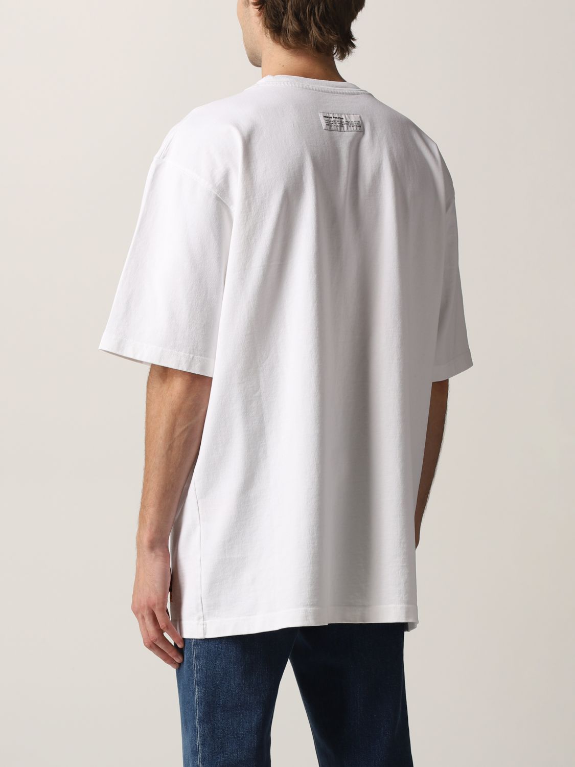 T-shirt Heron Preston: T-shirt Heron Preston in cotone con stampa bianco 2