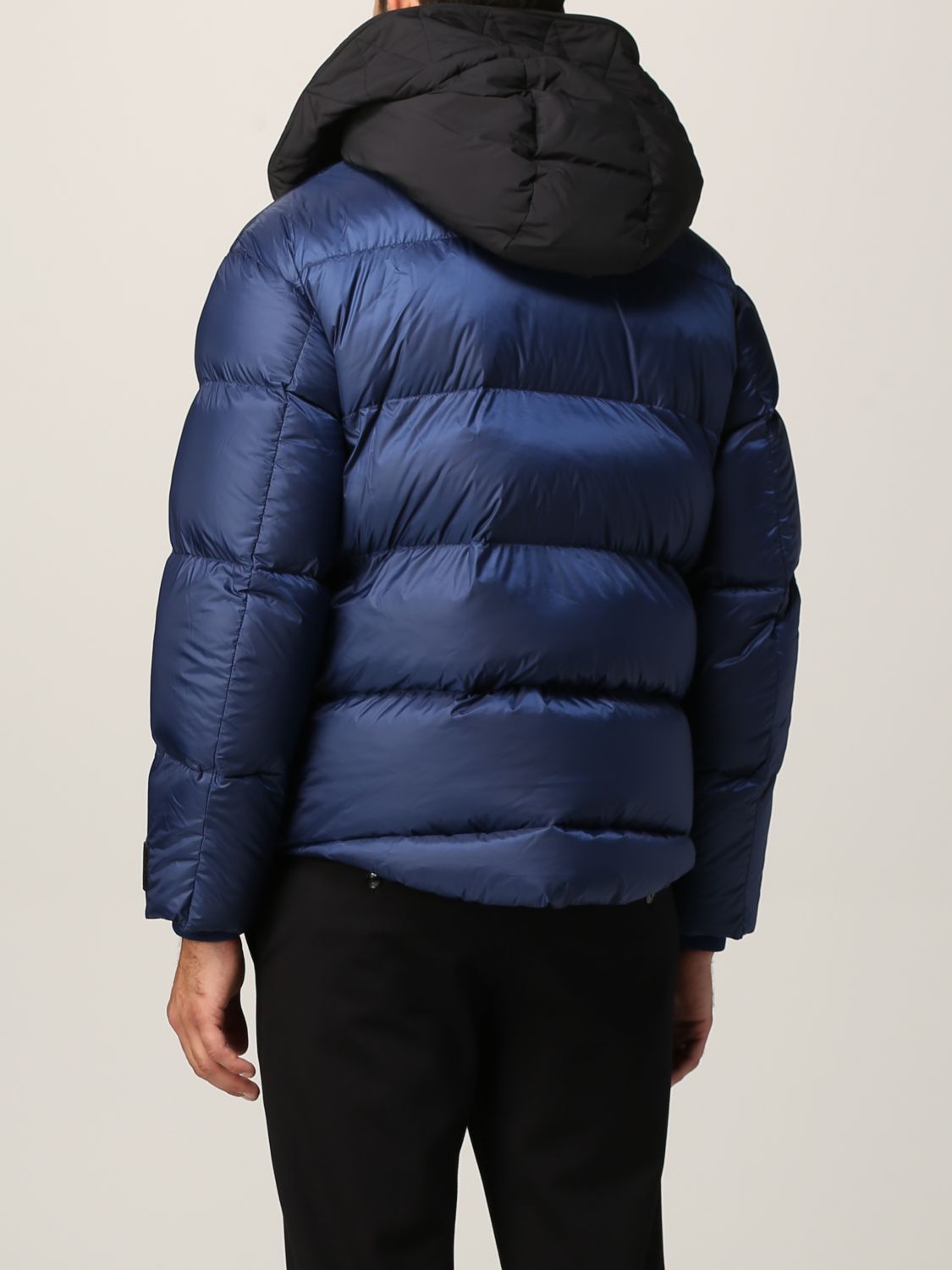 Tot jacht Dader EMPORIO ARMANI: down jacket in quilted fabric - Blue | Emporio Armani jacket  6K1BA5 1NQGZ online on GIGLIO.COM