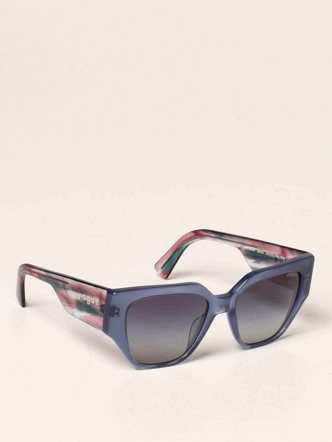 Vogue Outlet: Occhiali da sole in acetato a fantasia - Blue | Occhiali Vogue  VO 5409S GIGLIO.COM