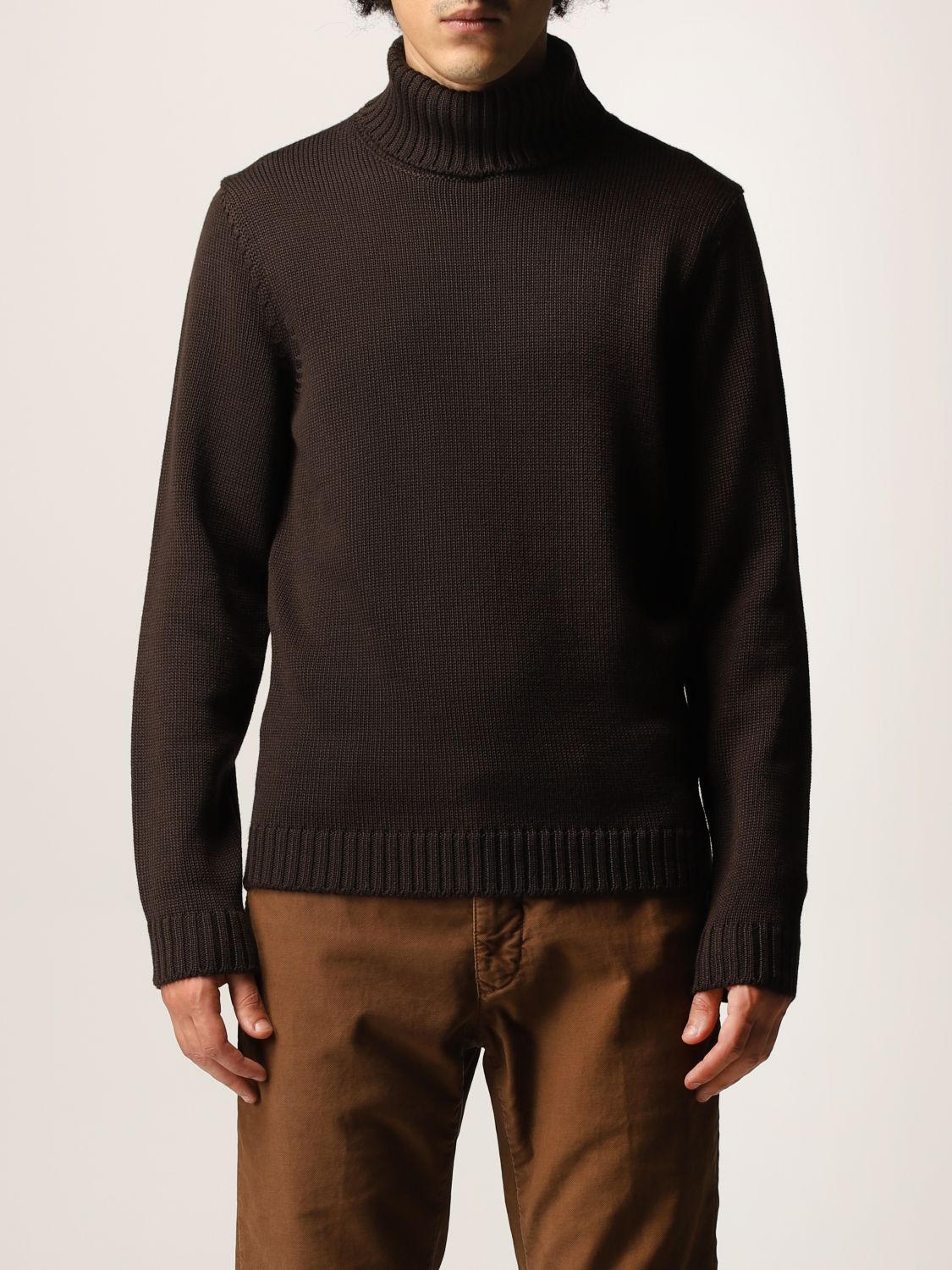 ZANONE: sweater for man - Green | Zanone sweater 812516Z0229 online on ...