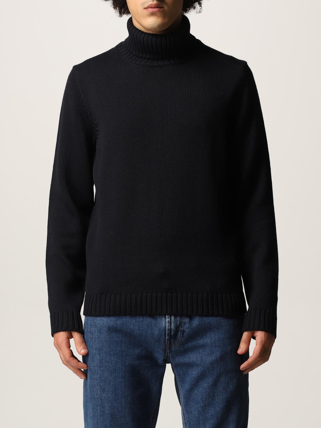 ZANONE: sweater for man - Blue 1 | Zanone sweater 812516Z0229 online at ...